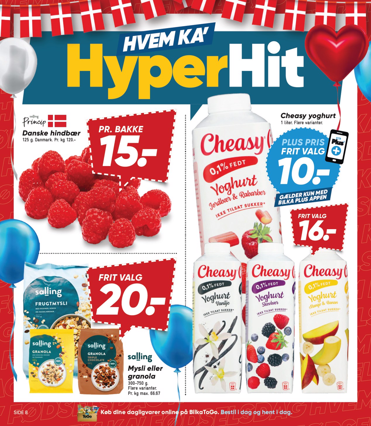 bilka - Bilka - Bilka Avisen Få inspiration til ugens indkøb i Bilka Avisen - spændende nyheder og sæsonaktuelle produkter hver uge. Gå på opdagelse og se, hvad der venter denne uge hos Bilka. tilbudsavis for næste uge fra fredag, 24.07.2026 til torsdag, 30. - page: 8
