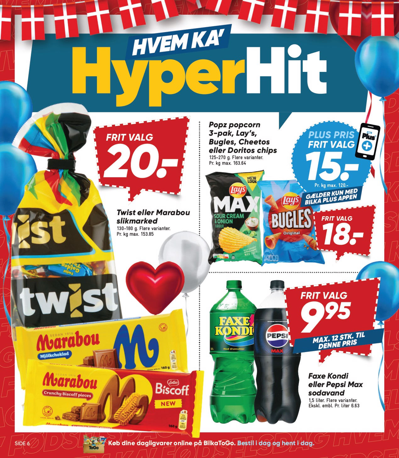 bilka - Bilka - Bilka Avisen Få inspiration til ugens indkøb i Bilka Avisen - spændende nyheder og sæsonaktuelle produkter hver uge. Gå på opdagelse og se, hvad der venter denne uge hos Bilka. tilbudsavis for næste uge fra fredag, 24.07.2026 til torsdag, 30. - page: 6