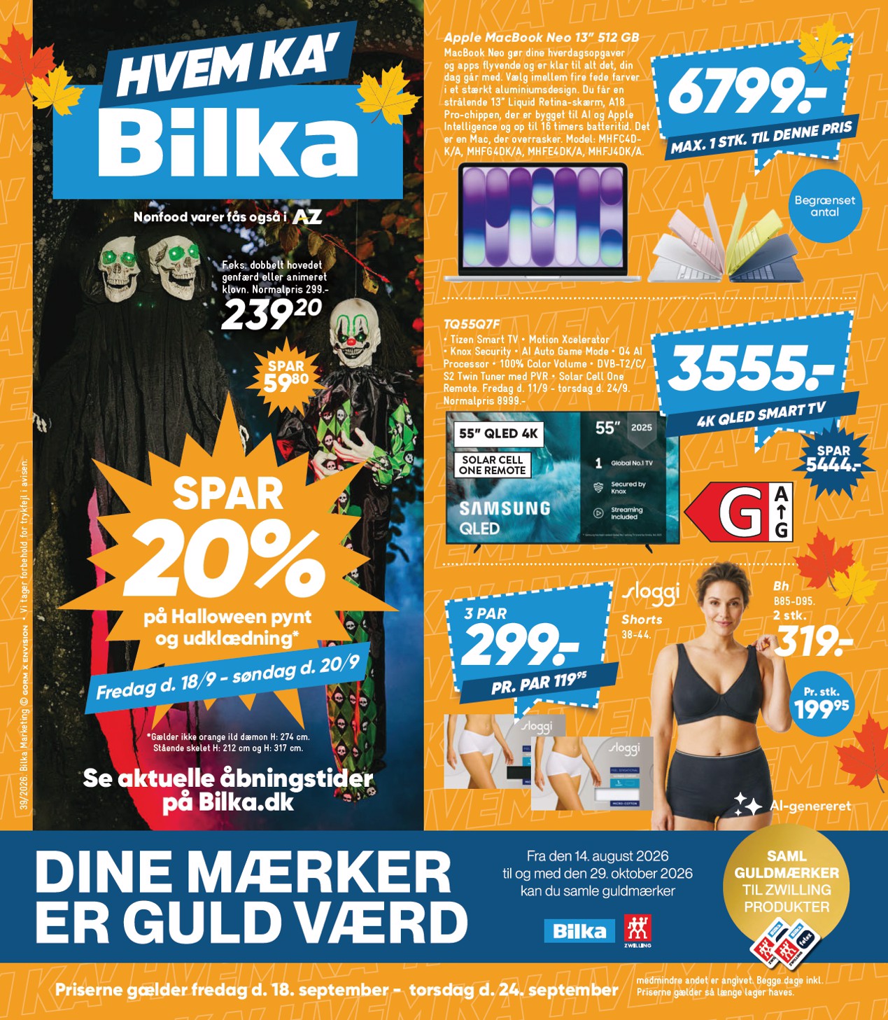 bilka - Bilka - Nonfood tilbudsavis for næste uge fra fredag, 18.09.2026 til torsdag, 24.09.2026