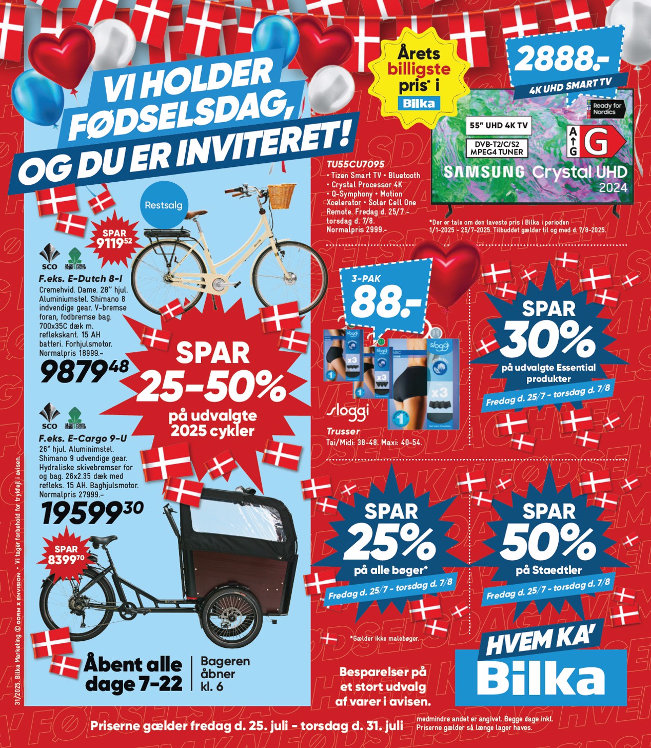 bilka - Bilka - Elektronik, Bolig, Have & Tekstil tilbudsavis gyldig fra 25.07. til 31.07.