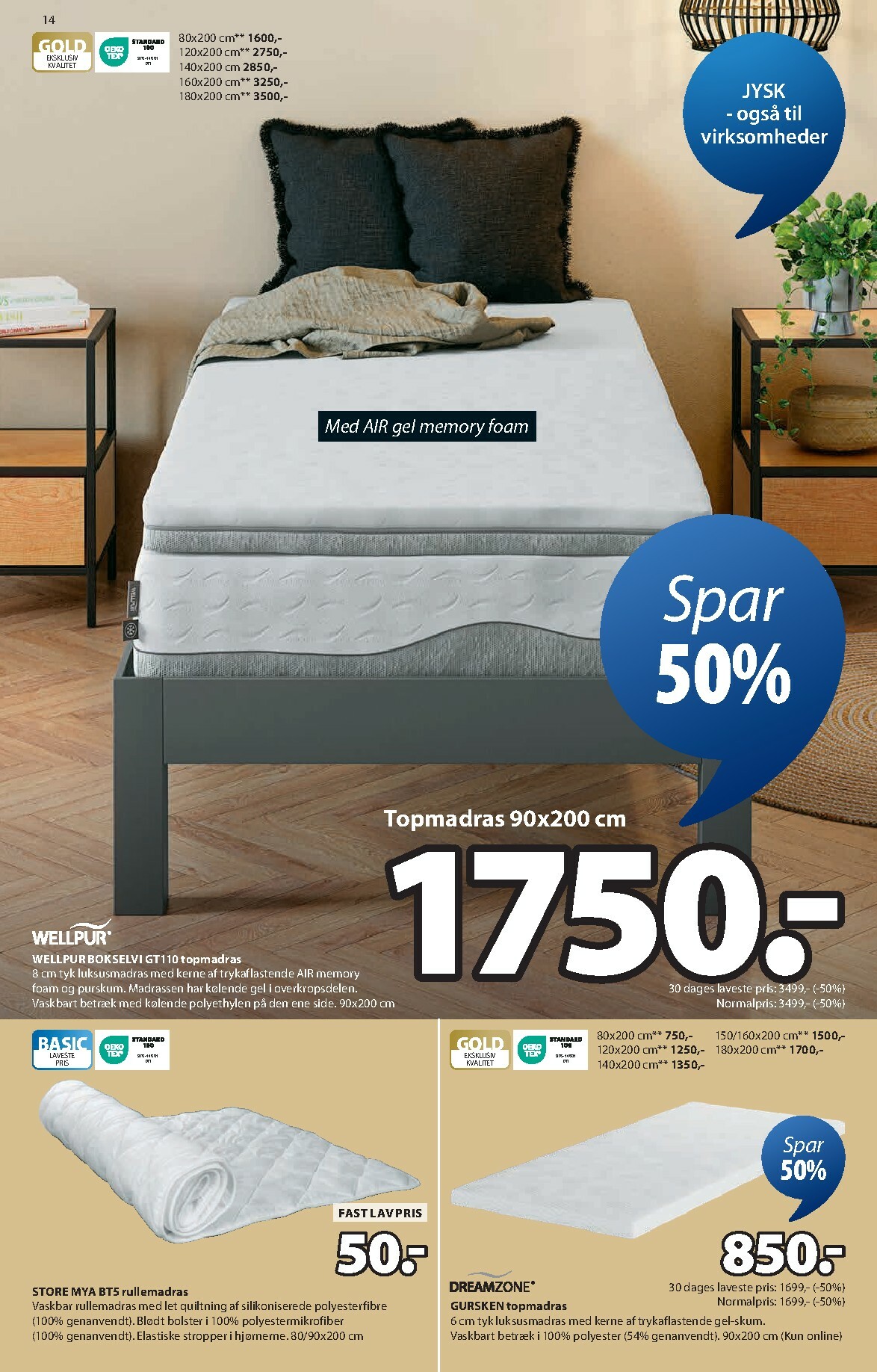 jysk - JYSK tilbudsavis gyldig fra 03.10. til 16.10. - page: 14