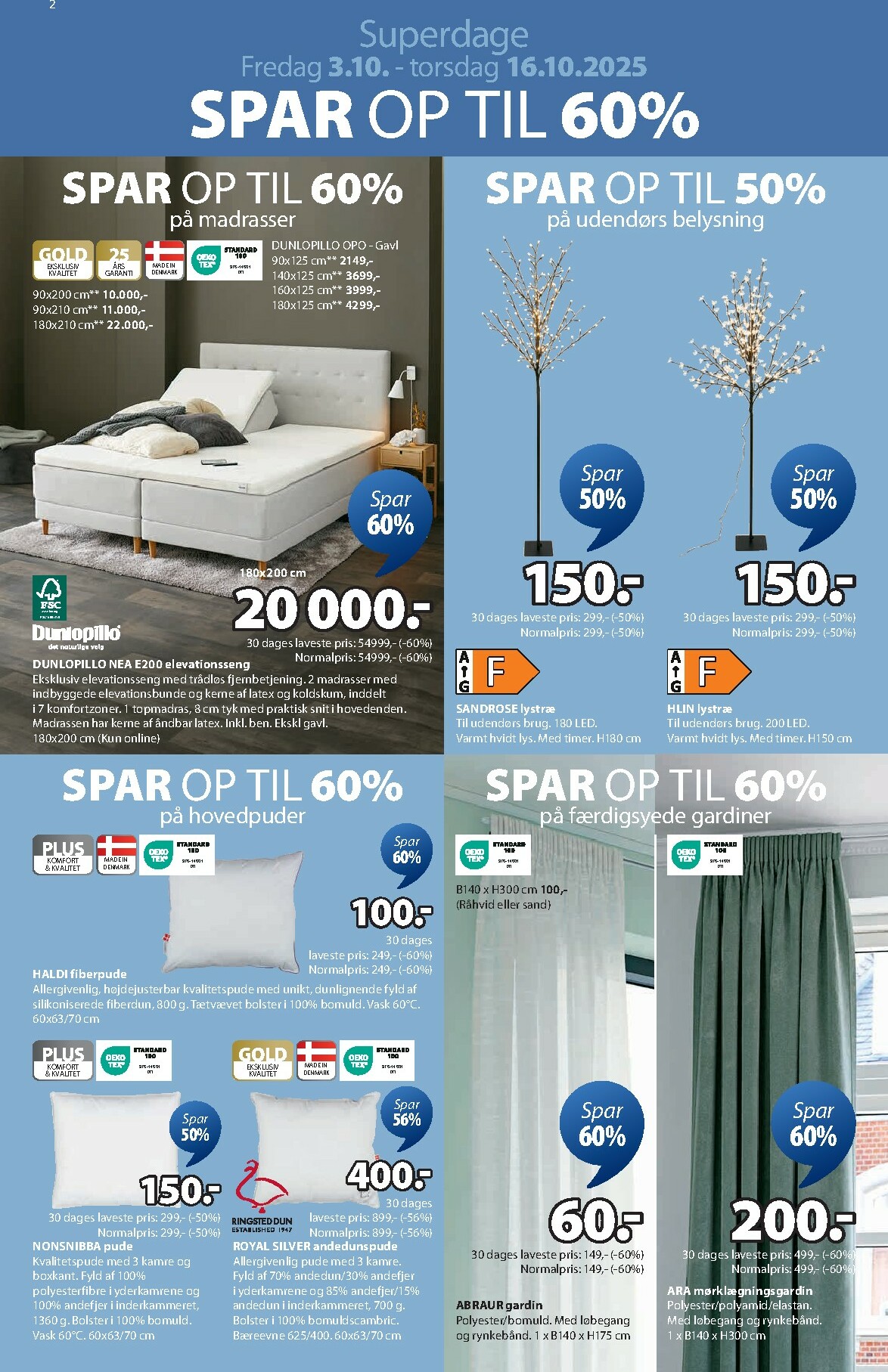 jysk - JYSK tilbudsavis gyldig fra 03.10. til 16.10. - page: 2