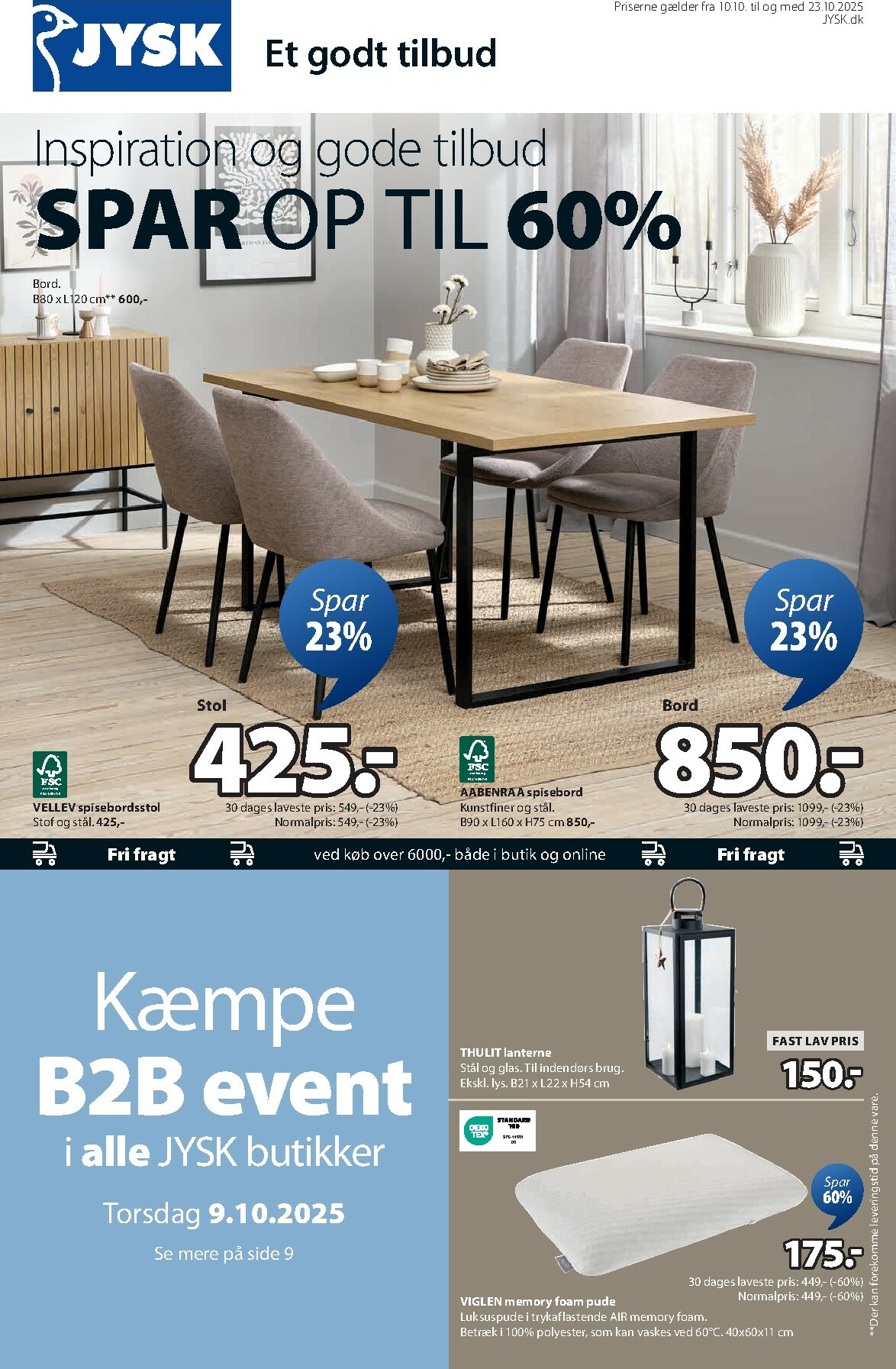 jysk - JYSK tilbudsavis gyldig fra 10.10. til 23.10.