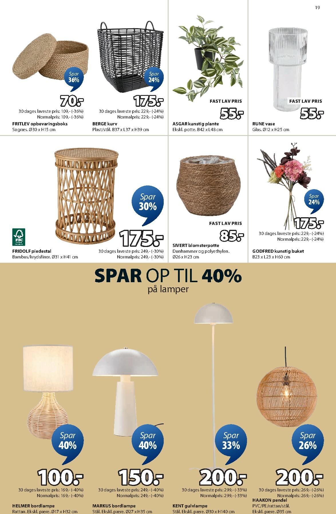 jysk - JYSK tilbudsavis gyldig fra 10.10. til 23.10. - page: 19