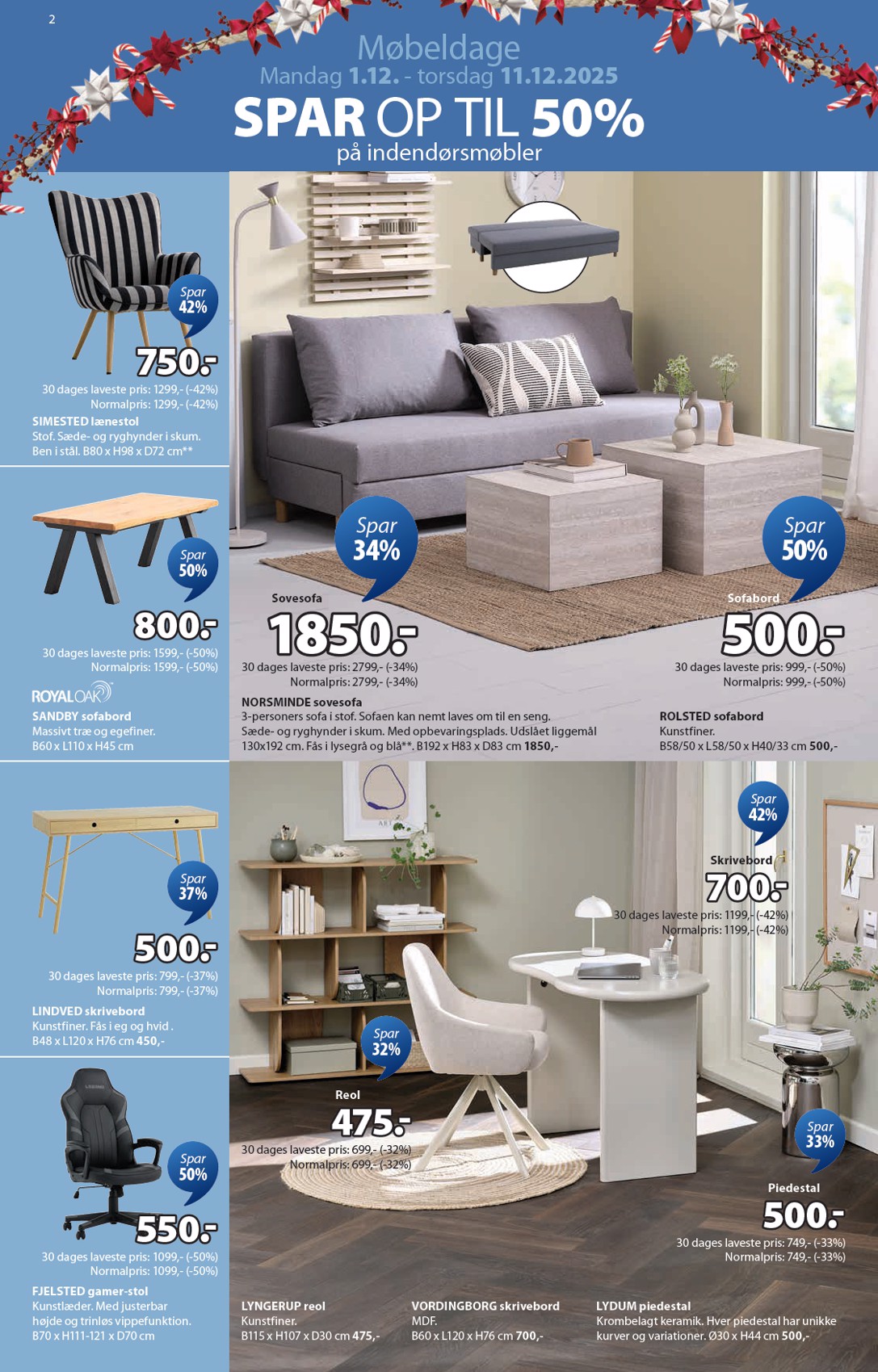 jysk - JYSK tilbudsavis gyldig fra 01.12. til 11.12. - page: 2