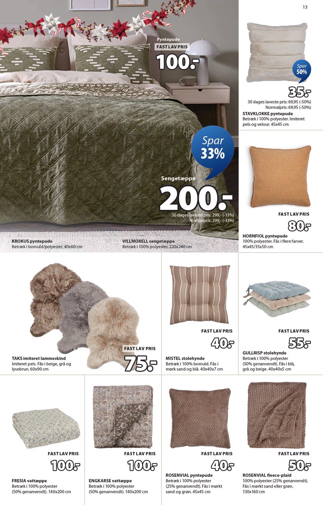 jysk - JYSK tilbudsavis gyldig fra 01.12. til 11.12. - page: 13