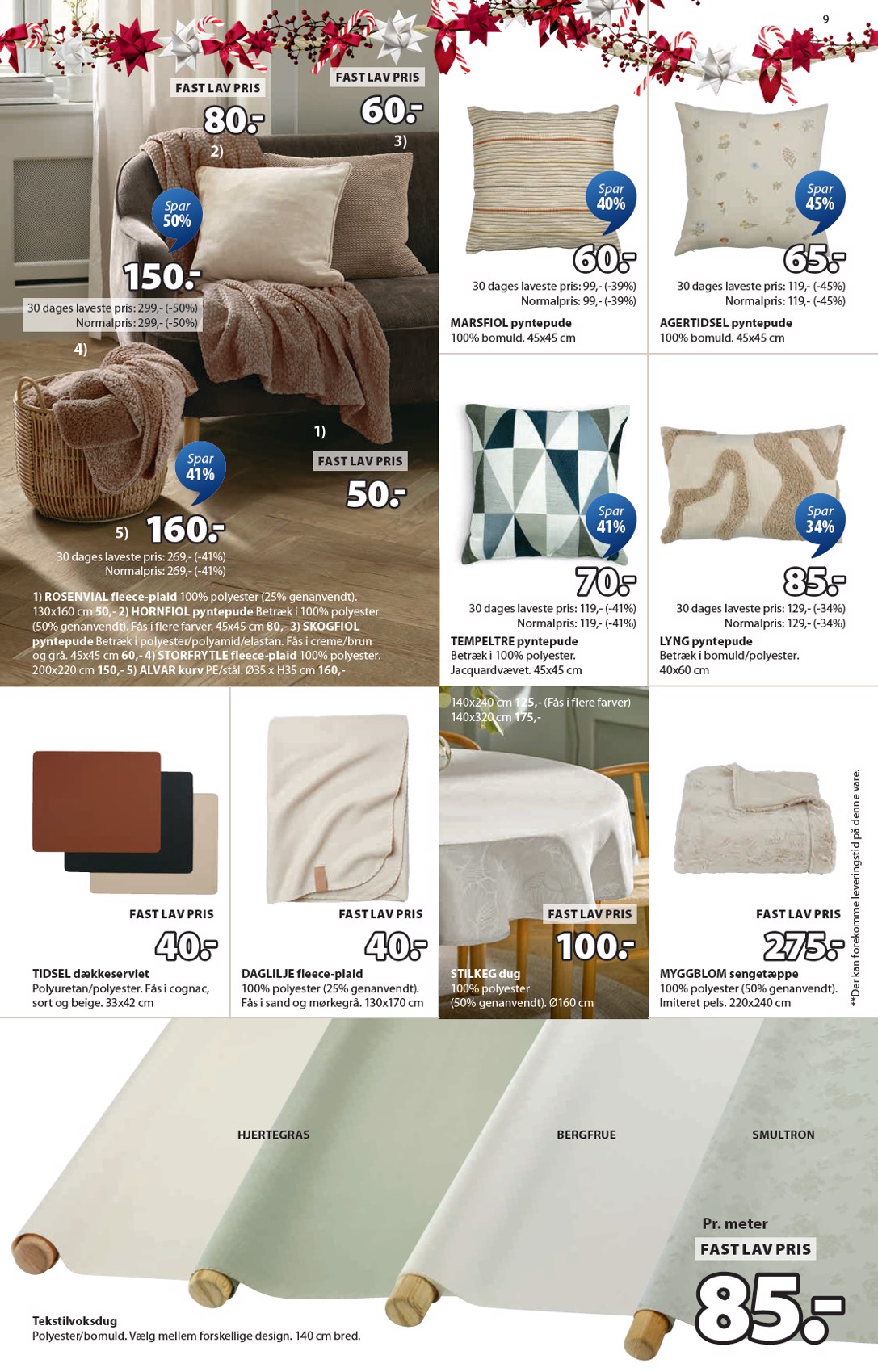 jysk - JYSK tilbudsavis gyldig fra 17.12. til 24.12. - page: 9