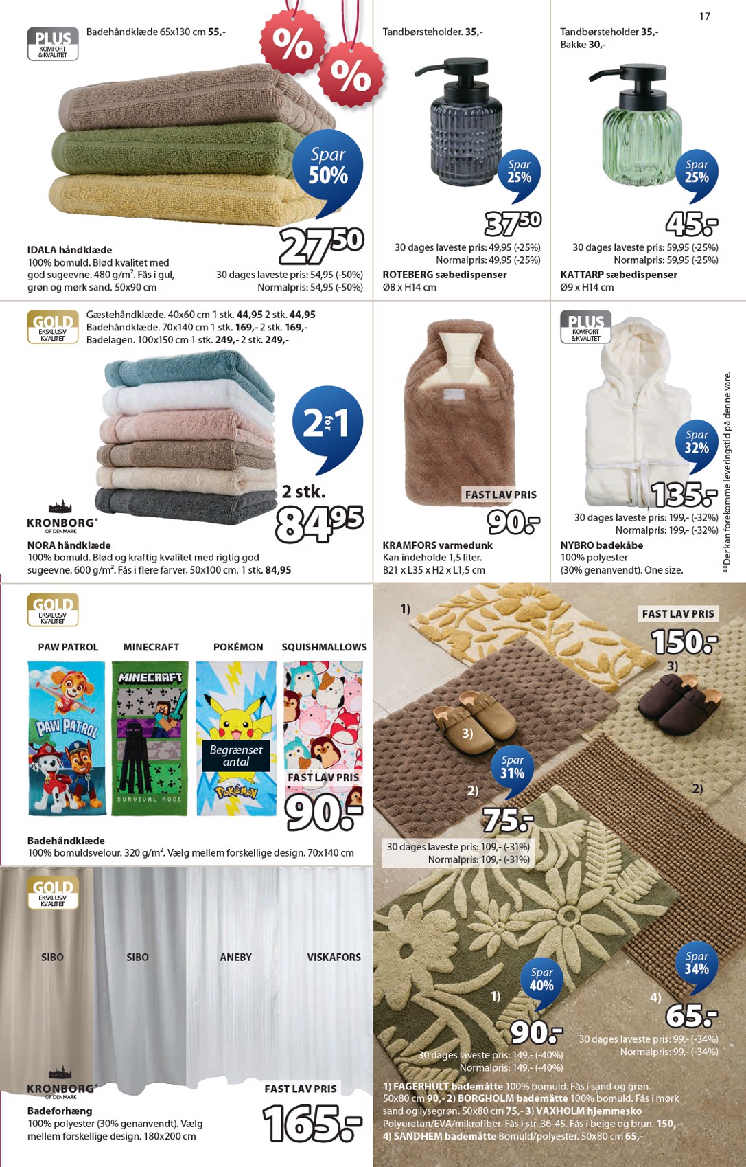 jysk - JYSK tilbudsavis gyldig fra 31.12. til 15.01. - page: 17