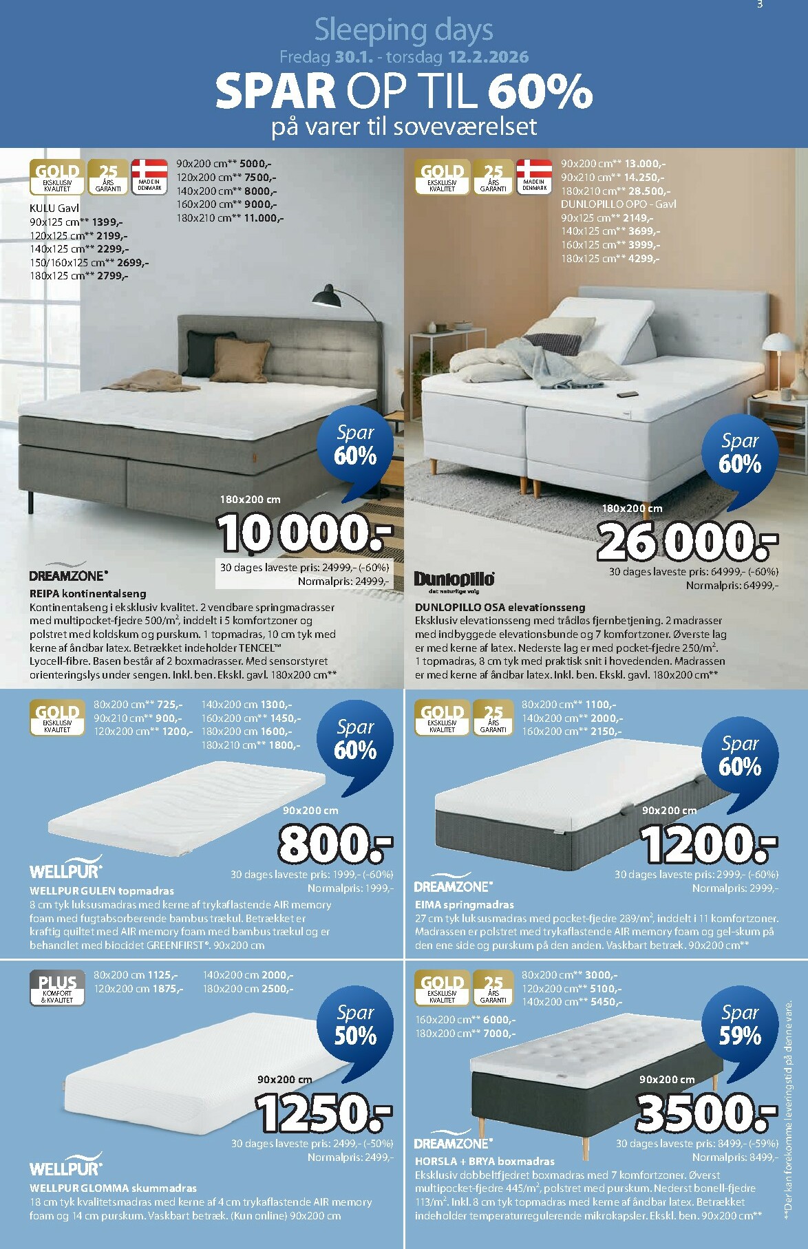 jysk - JYSK tilbudsavis gyldig fra 30.01.2026 til 12.02.2026 - page: 3