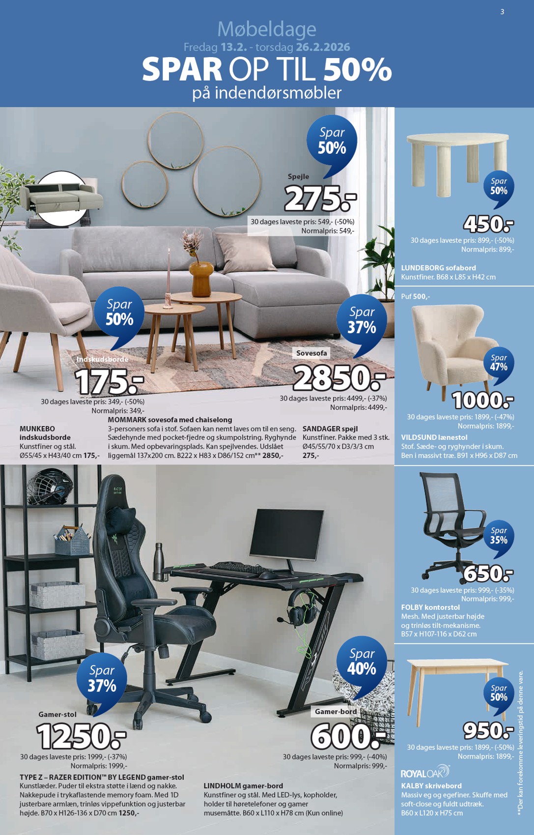 jysk - JYSK tilbudsavis gyldig fra 13.02.2026 til 26.02.2026 - page: 3