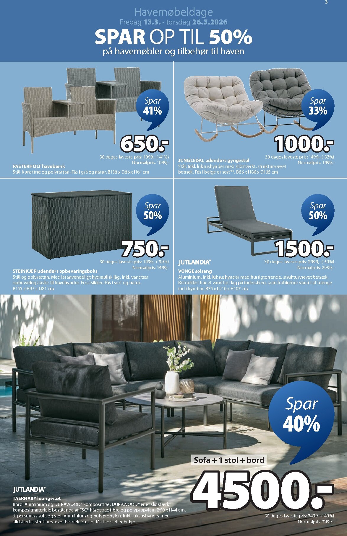 jysk - JYSK tilbudsavis gyldig fra 13.03.2026 til 26.03.2026 - page: 3