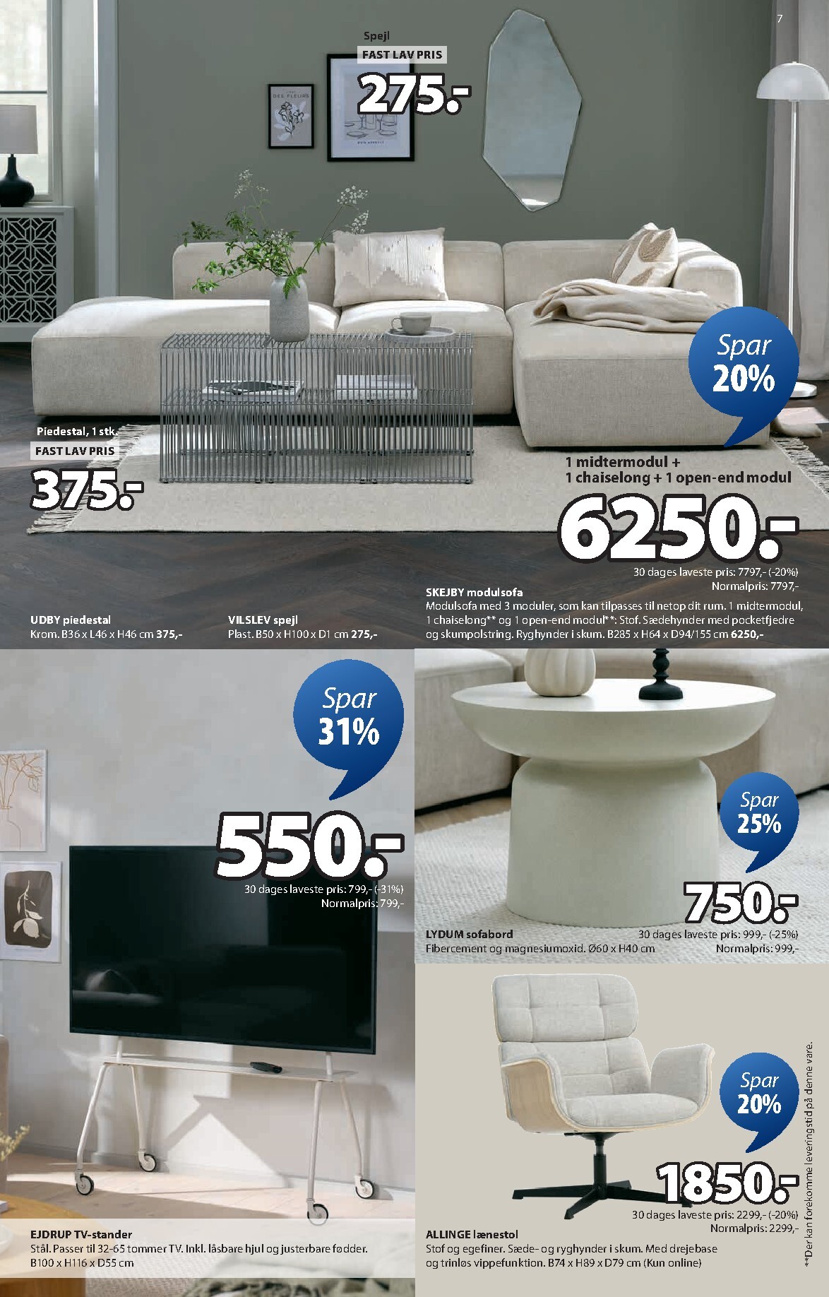 jysk - JYSK tilbudsavis gyldig fra 13.03.2026 til 26.03.2026 - page: 7