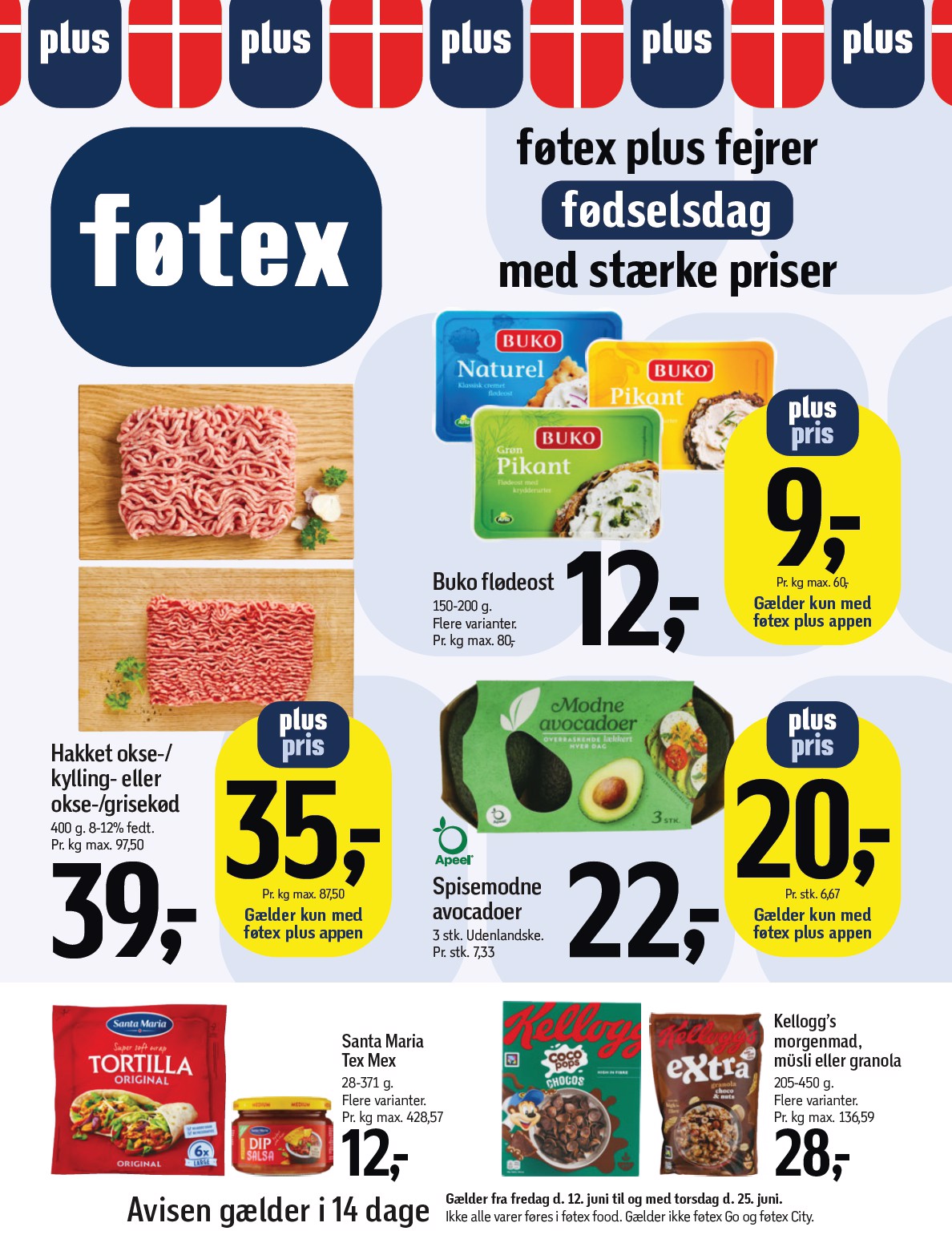 fotex - Føtex tilbudsavis for næste uge fra fredag, 12.06.2026 til torsdag, 25.06.2026 - page: 1