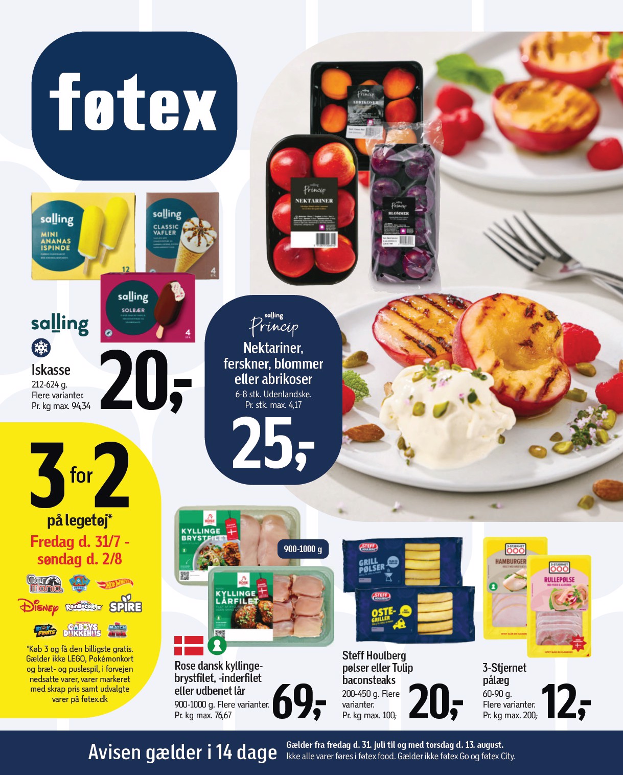 fotex - Føtex tilbudsavis for næste uge fra fredag, 31.07.2026 til torsdag, 13.08.2026 - page: 1