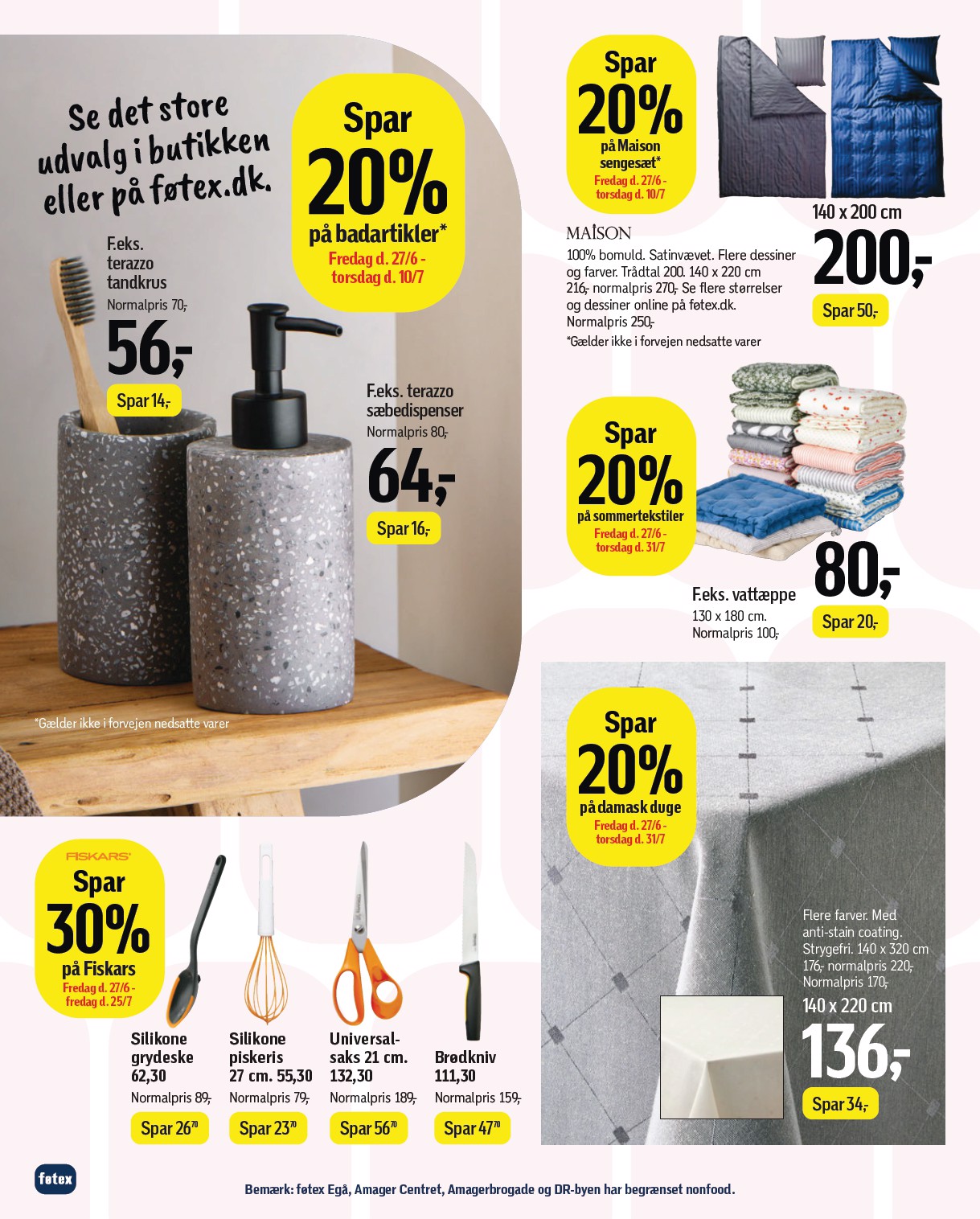 fotex - Føtex - Kommende avis tilbudsavis gyldig fra 27.06. til 31.07. - page: 64 fotex - Føtex - Kommende avis tilbudsavis gyldig fra 27.06. til 31.07. - page: 64