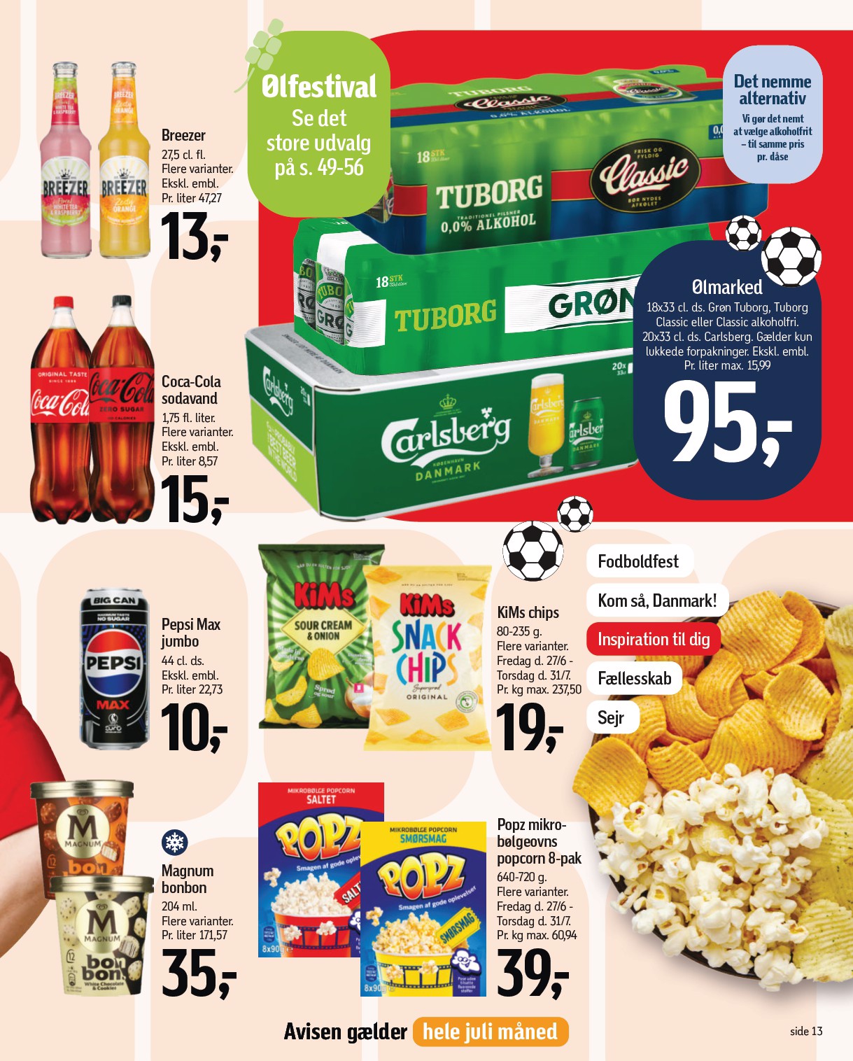 fotex - Føtex - Kommende avis tilbudsavis gyldig fra 27.06. til 31.07. - page: 13 fotex - Føtex - Kommende avis tilbudsavis gyldig fra 27.06. til 31.07. - page: 13