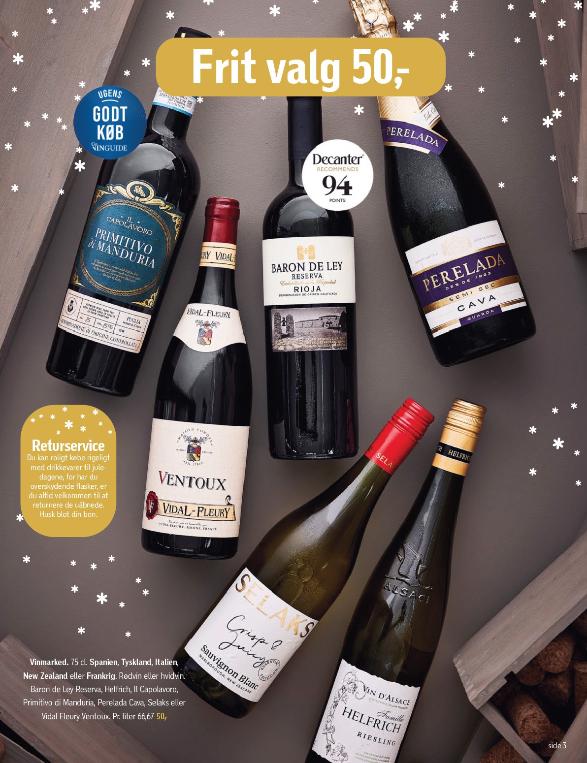 fotex - Føtex - Julens bedste flasker tilbudsavis gyldig fra 28.11. til 23.12. - page: 3