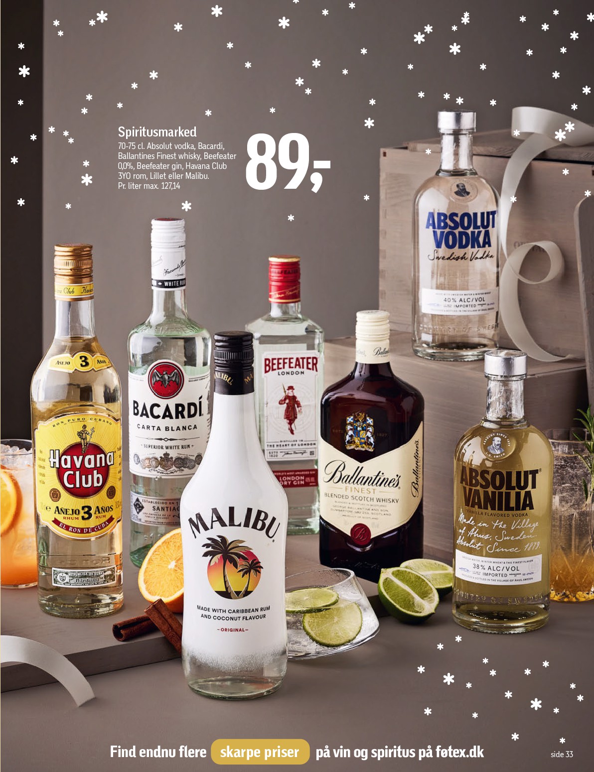 fotex - Føtex - Julens bedste flasker tilbudsavis gyldig fra 28.11. til 23.12. - page: 33