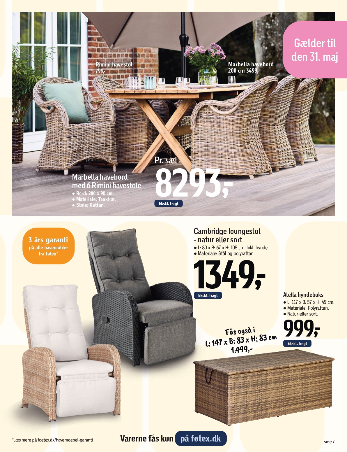 fotex - Føtex - Inspiration til udendørsliv tilbudsavis gyldig fra 13.03.2026 til 31.05.2026 - page: 7