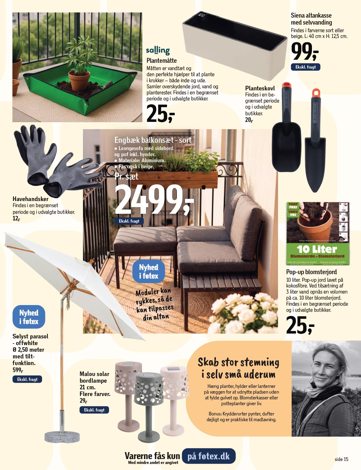 fotex - Føtex - Inspiration til udendørsliv tilbudsavis gyldig fra 13.03.2026 til 31.05.2026 - page: 15