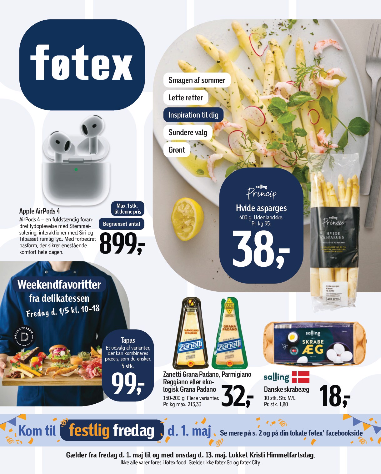 fotex - Føtex flyer til næste uge fra fredag 01.05.2026 til onsdag 13.05.2026