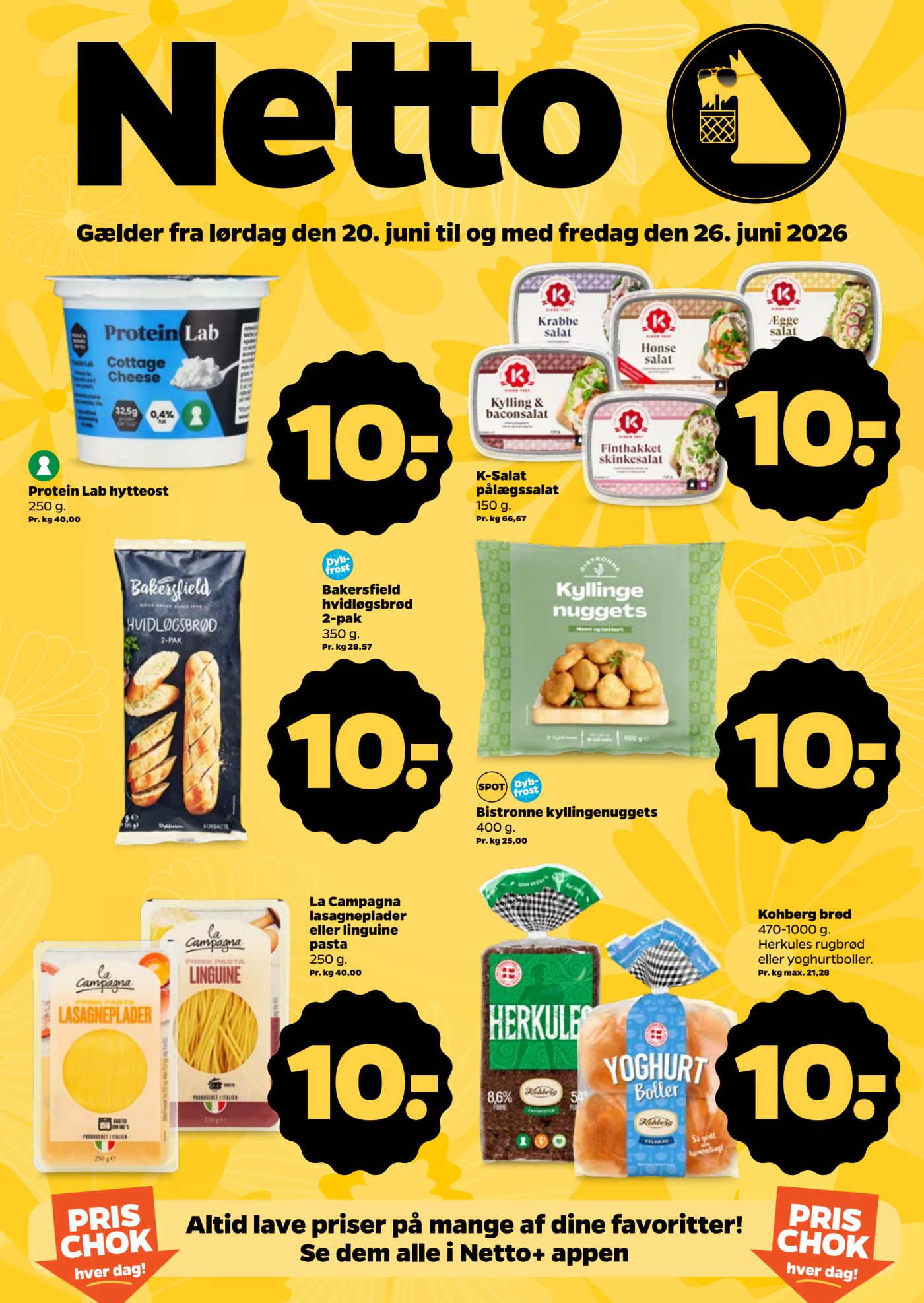 netto - Netto tilbudsavis for næste uge fra lørdag, 20.06.2026 til fredag, 26.06.2026 - page: 1