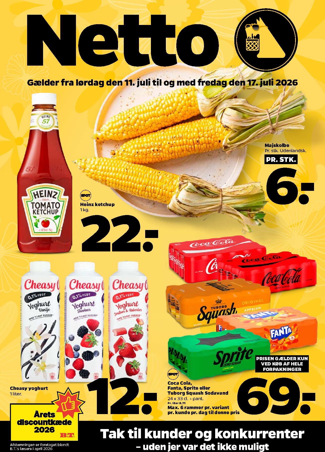 netto - Netto tilbudsavis for næste uge fra lørdag, 11.07.2026 til fredag, 17.07.2026