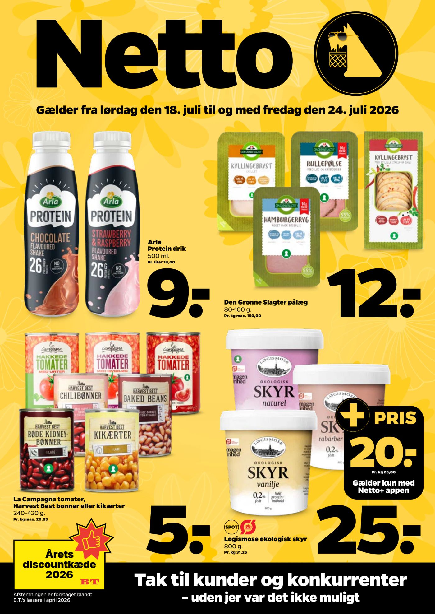 netto - Netto tilbudsavis for næste uge fra lørdag, 18.07.2026 til fredag, 24.07.2026