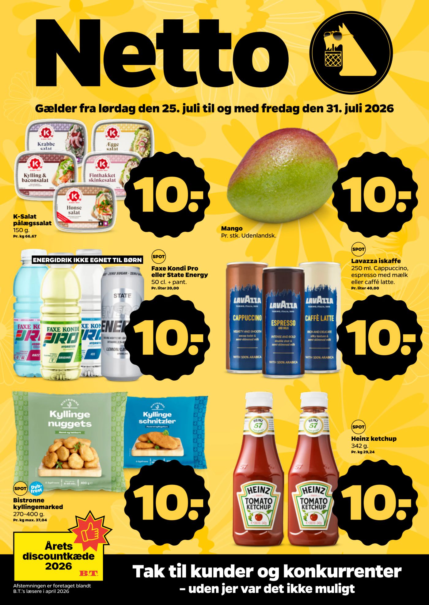 netto - Netto tilbudsavis for næste uge fra lørdag, 25.07.2026 til fredag, 31.07.2026