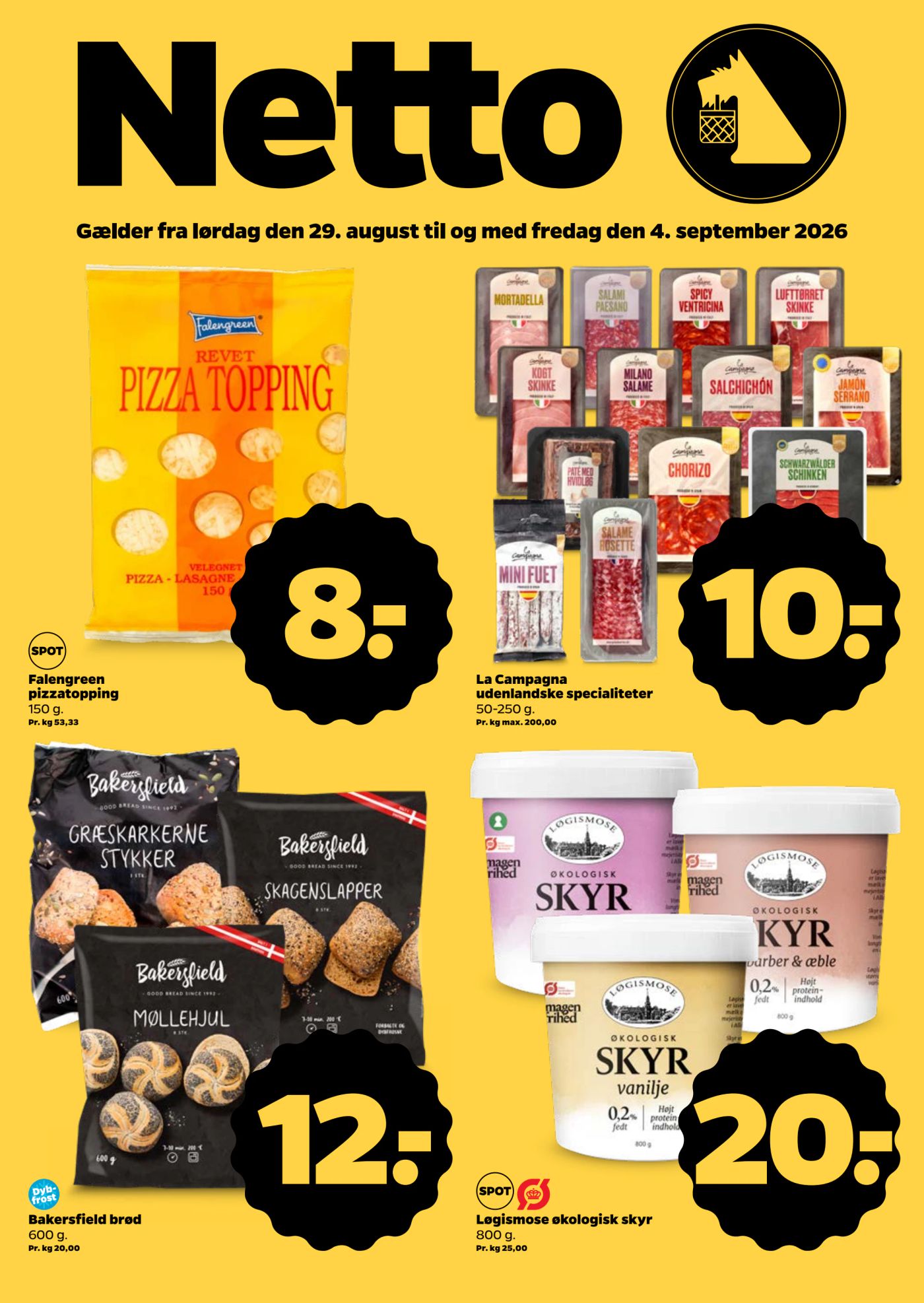 netto - Netto tilbudsavis for næste uge fra lørdag, 29.08.2026 til fredag, 04.09.2026