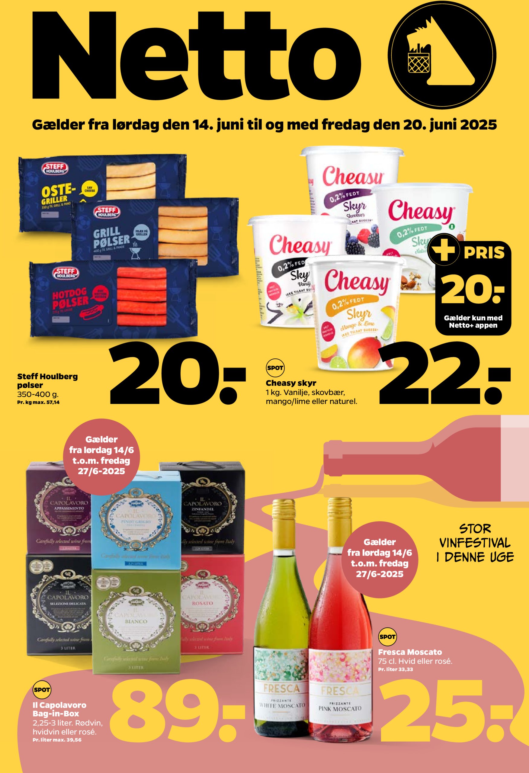 netto - Netto tilbudsavis gyldig fra 14.06. til 20.06. - page: 1