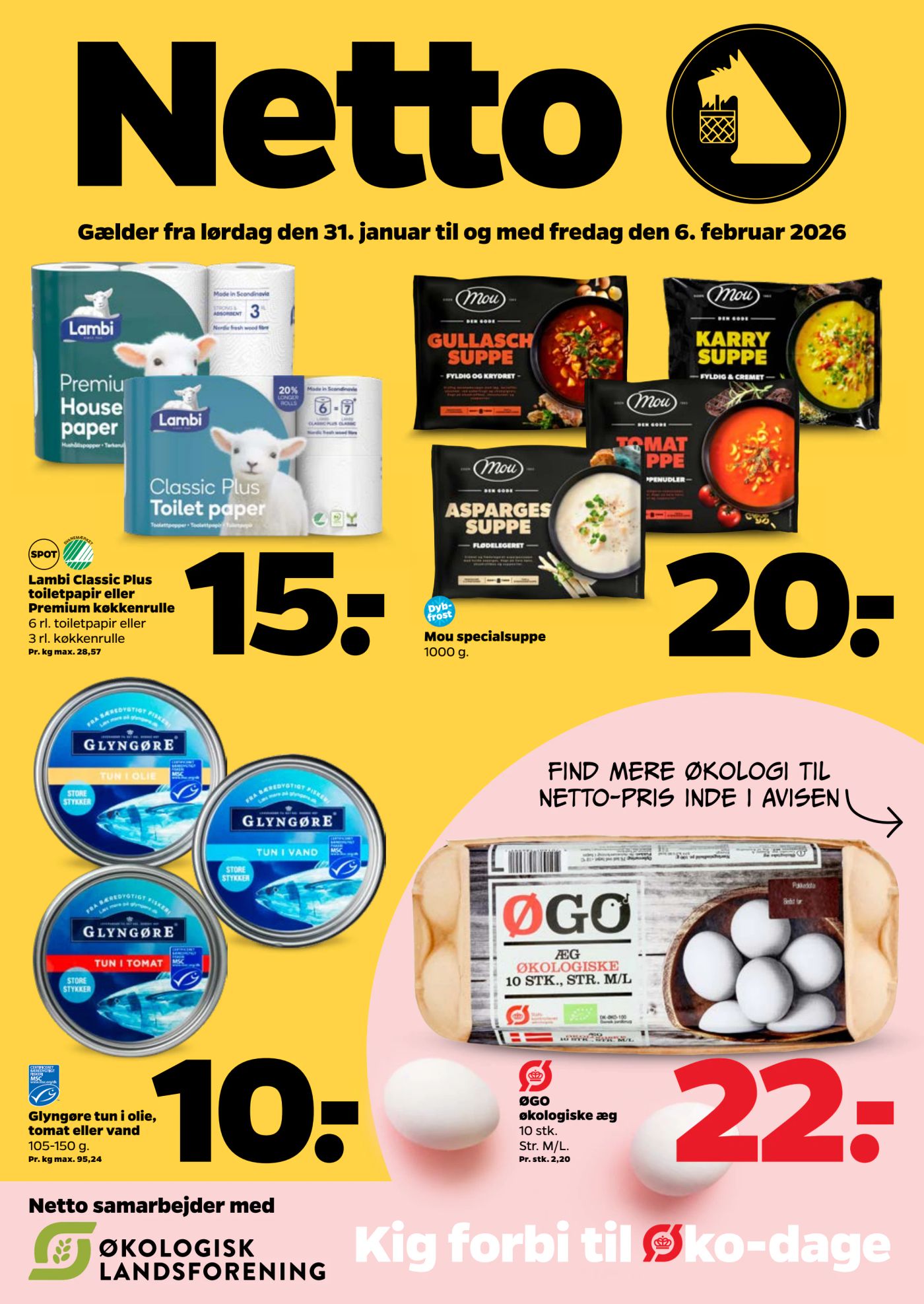 netto - Netto tilbudsavis gyldig fra 31.01. til 06.02. - page: 1