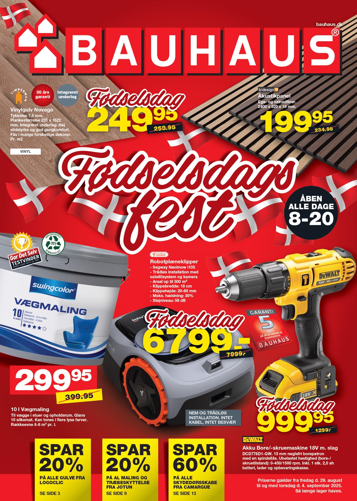 bauhaus - BAUHAUS tilbudsavis gyldig fra 29.08. til 04.09.