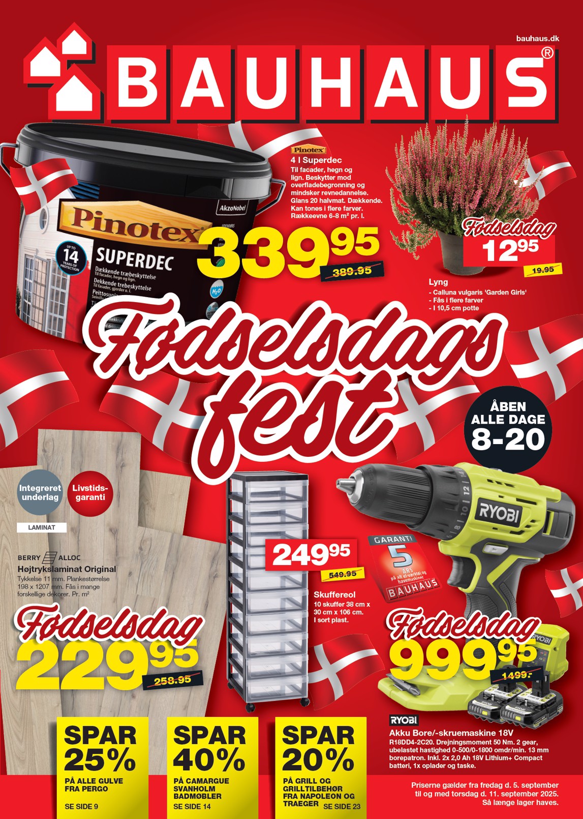 bauhaus - BAUHAUS tilbudsavis gyldig fra 05.09. til 11.09.