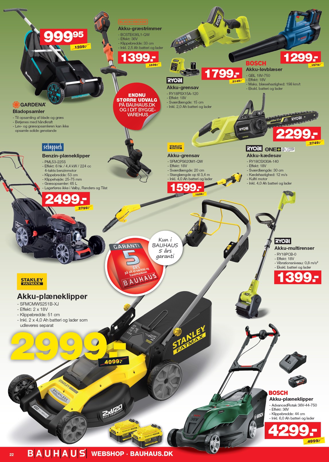 bauhaus - BAUHAUS tilbudsavis gyldig fra 10.10. til 19.10. - page: 22