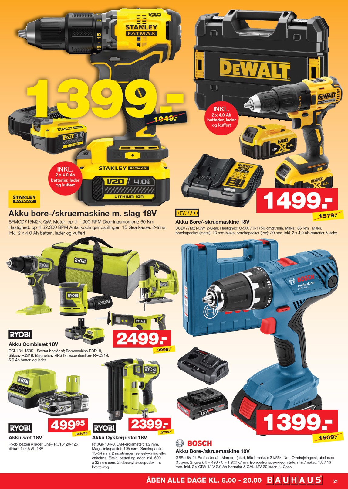 bauhaus - BAUHAUS tilbudsavis gyldig fra 10.10. til 19.10. - page: 21