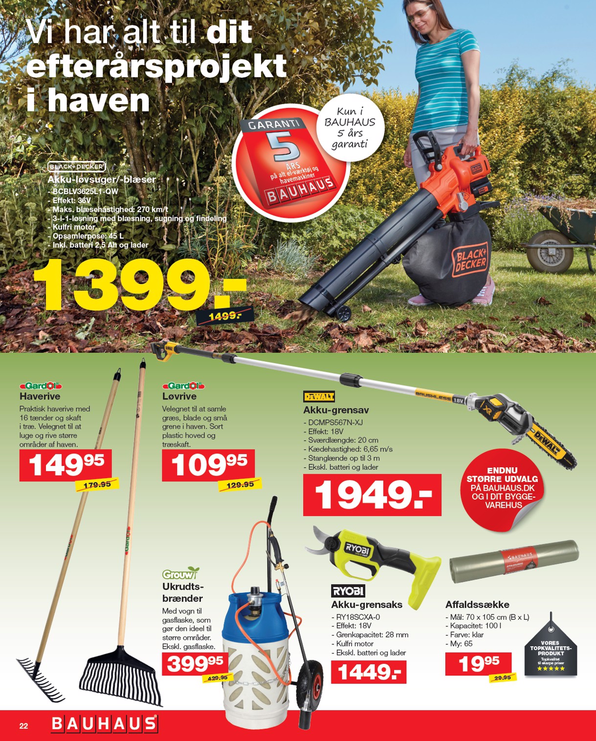 bauhaus - BAUHAUS tilbudsavis gyldig fra 31.10. til 06.11. - page: 22