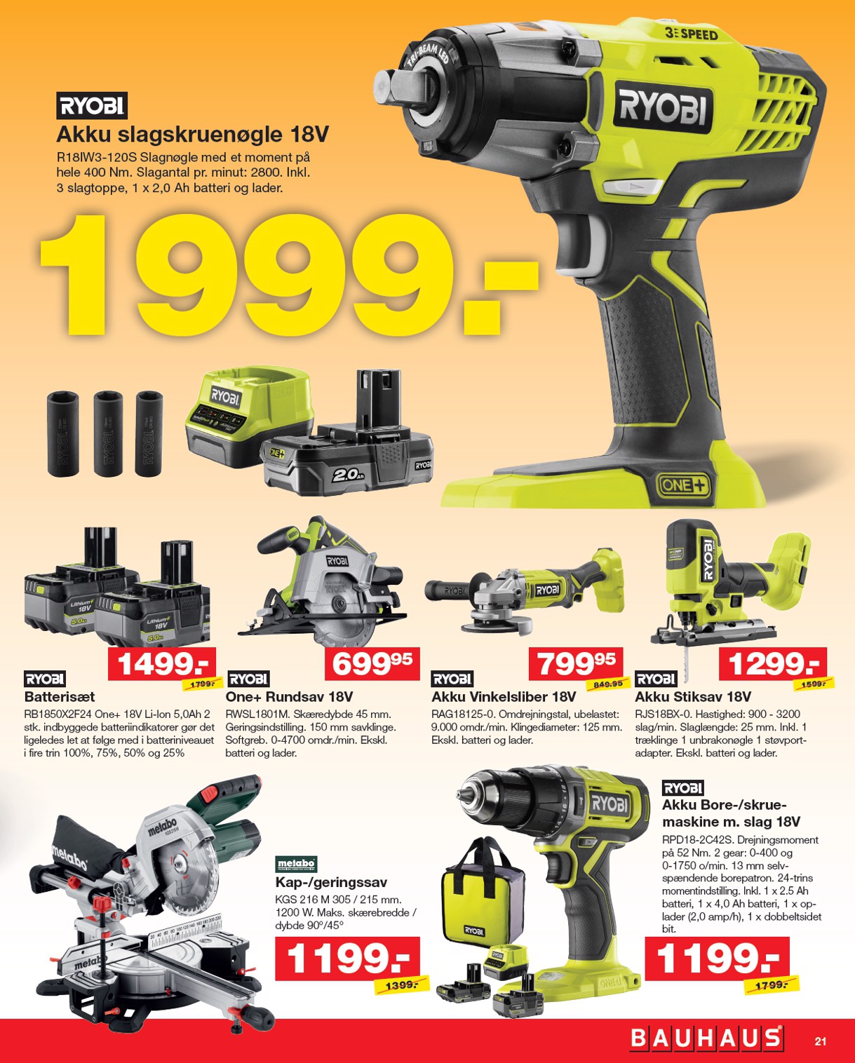 bauhaus - BAUHAUS tilbudsavis gyldig fra 27.12. til 31.12. - page: 21