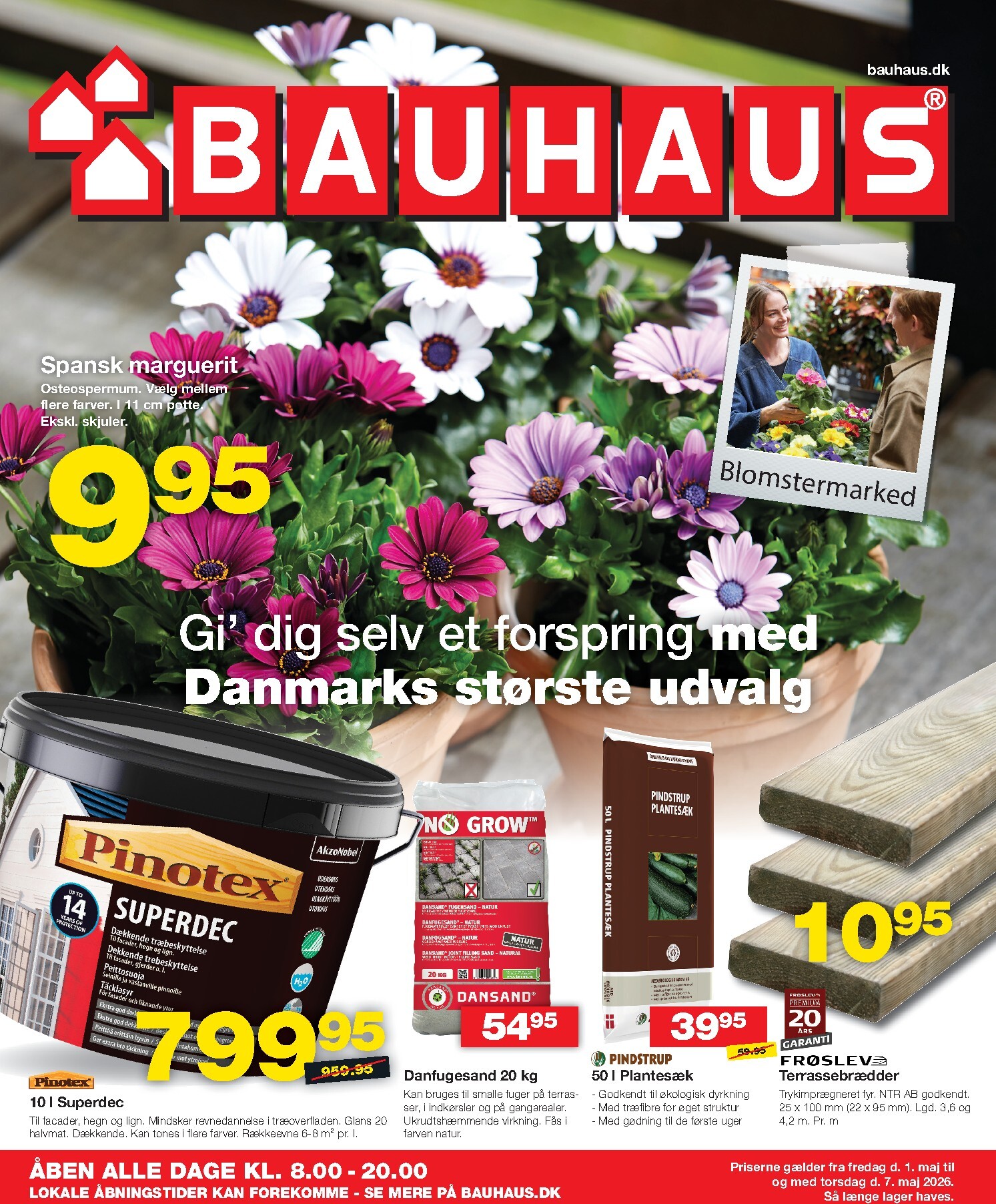 bauhaus - Aktuel BAUHAUS katalog gyldig fra fredag 01.05.2026 til torsdag 07.05.2026 - page: 1