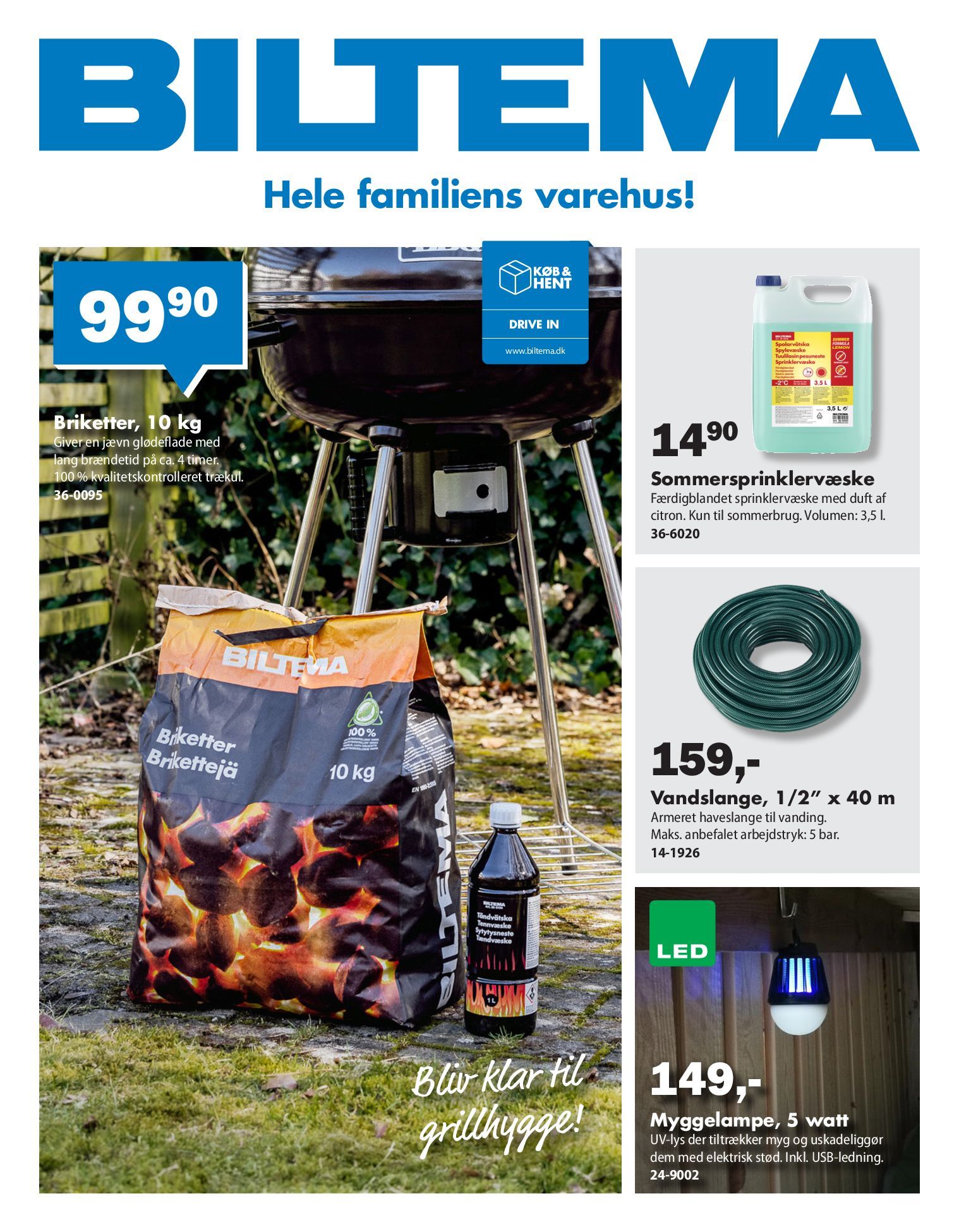 biltema - Biltema - Sommerfavoritter til skarpe priser tilbudsavis gyldig fra 27.05. - 09.06.