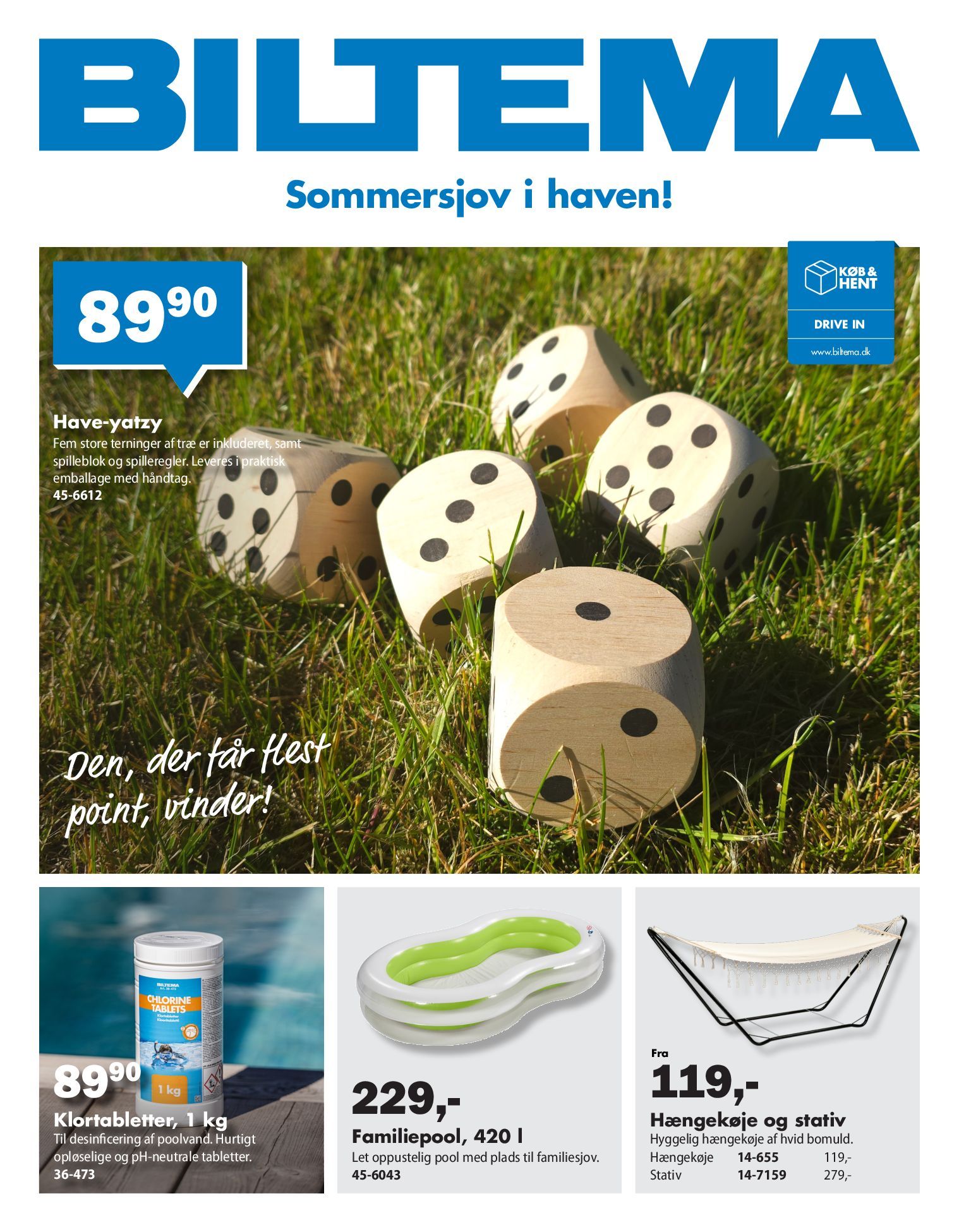 biltema - Biltema - Sommersjov i haven tilbudsavis gyldig fra 03.06. til 09.06.