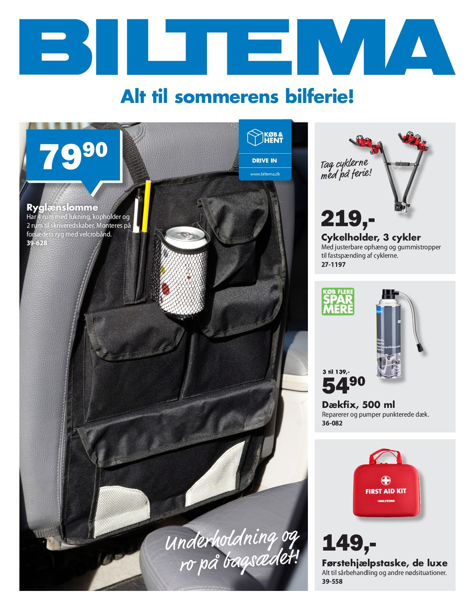 biltema - Biltema - Alt til sommerens bilferie tilbudsavis gyldig fra 09.06. til 22.06. - page: 1