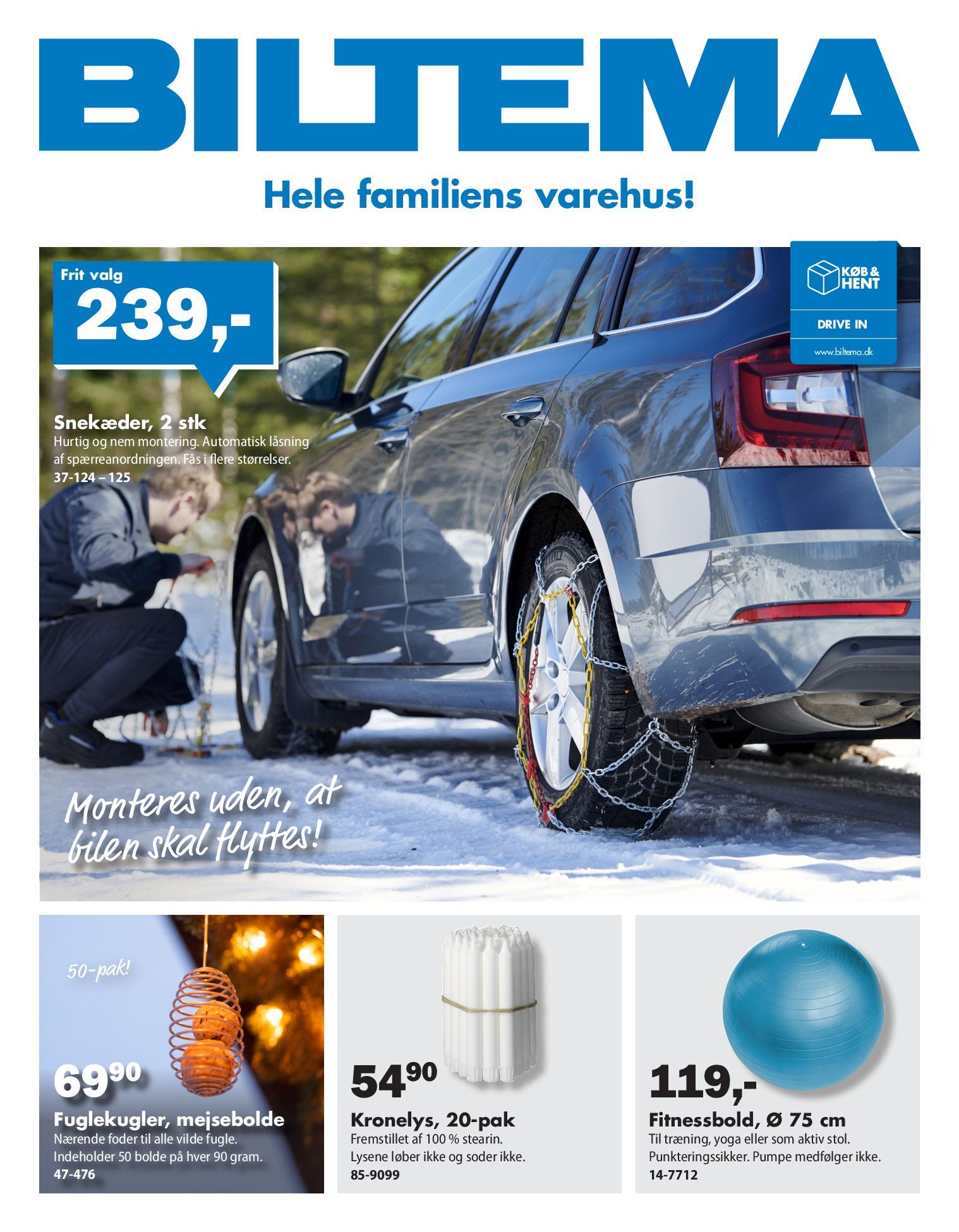 biltema - Biltema - Start året med faste lave priser tilbudsavis gyldig fra 01.01. til 31.01.