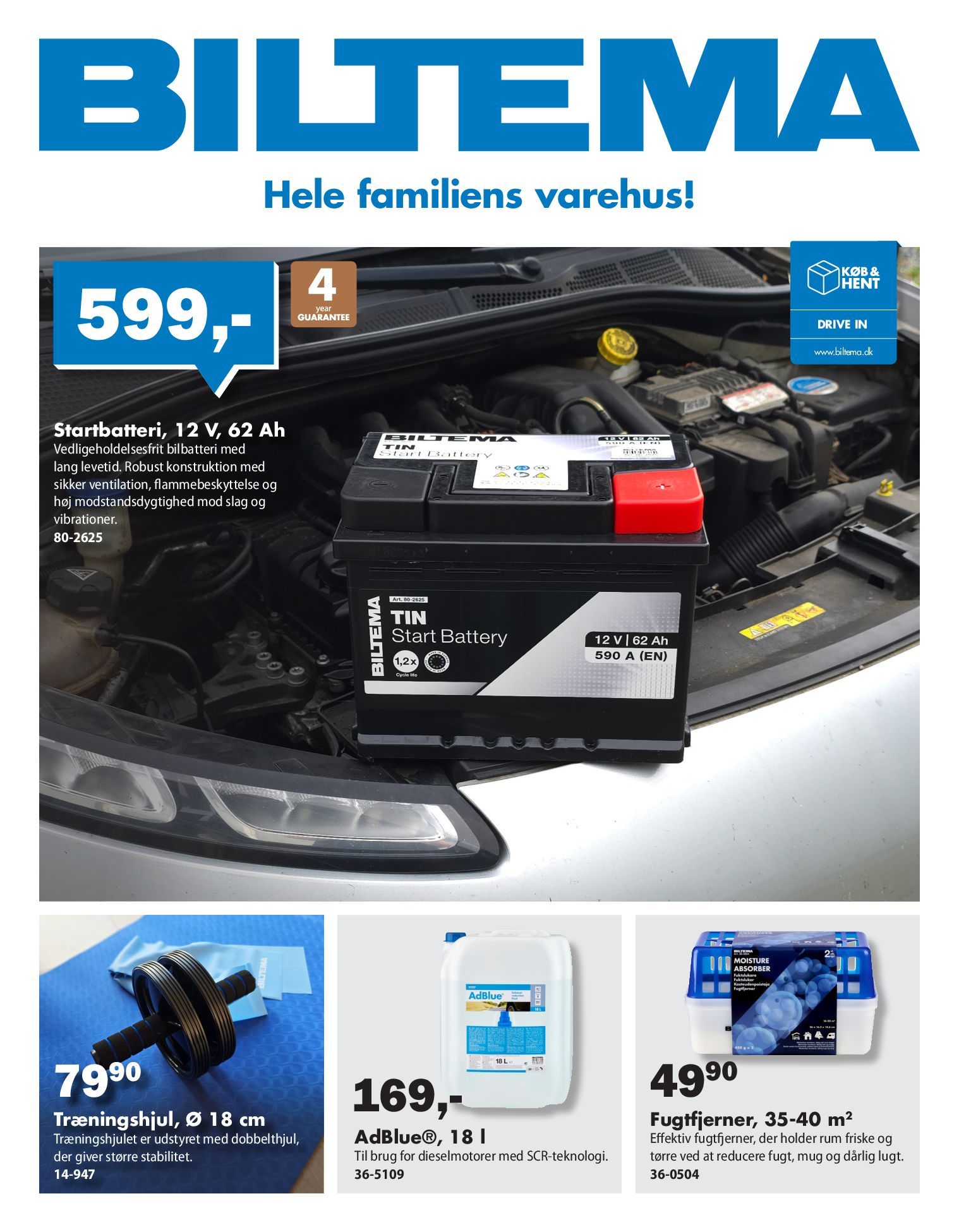 biltema - Biltema - Skarpe februarfavoritter tilbudsavis gyldig fra 03.02.2026 til 16.02.2026 - page: 1