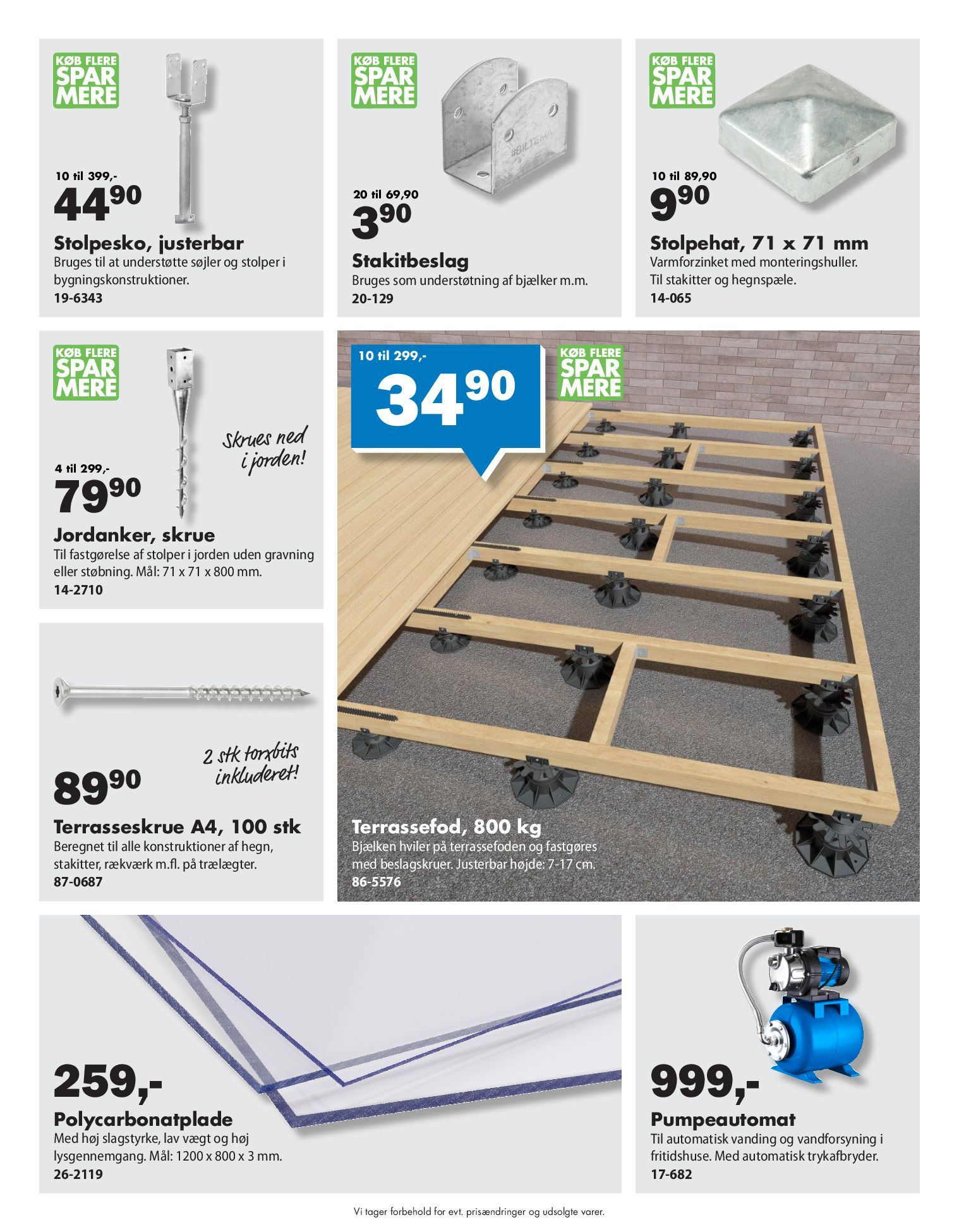 biltema - Biltema - Forårets projekter til stærke priser tilbudsavis gyldig fra 03.03.2026 til 16.03.2026 - page: 7