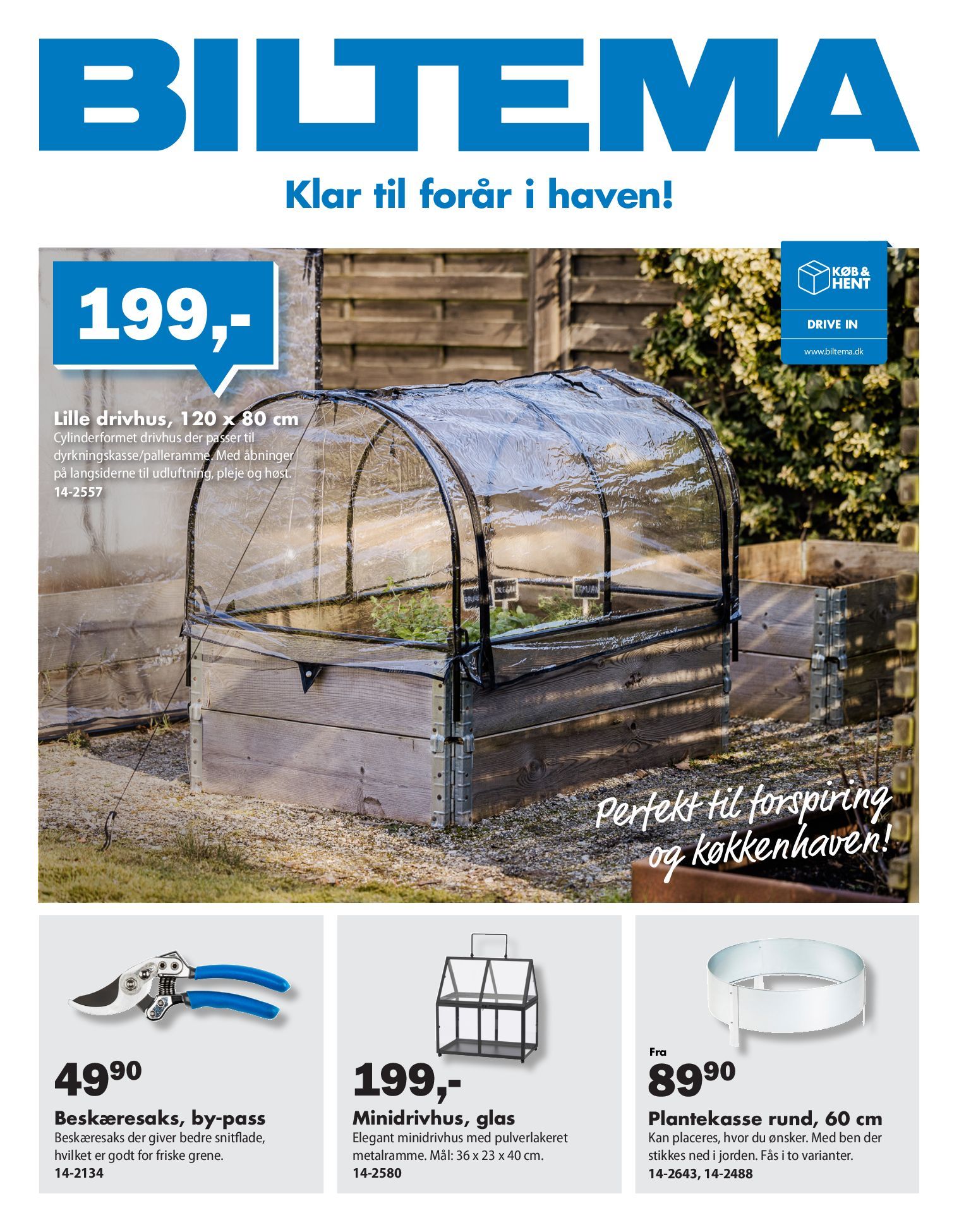 biltema - Biltema - Forår i haven – faste lave priser tilbudsavis gyldig fra 10.03.2026 til 23.03.2026