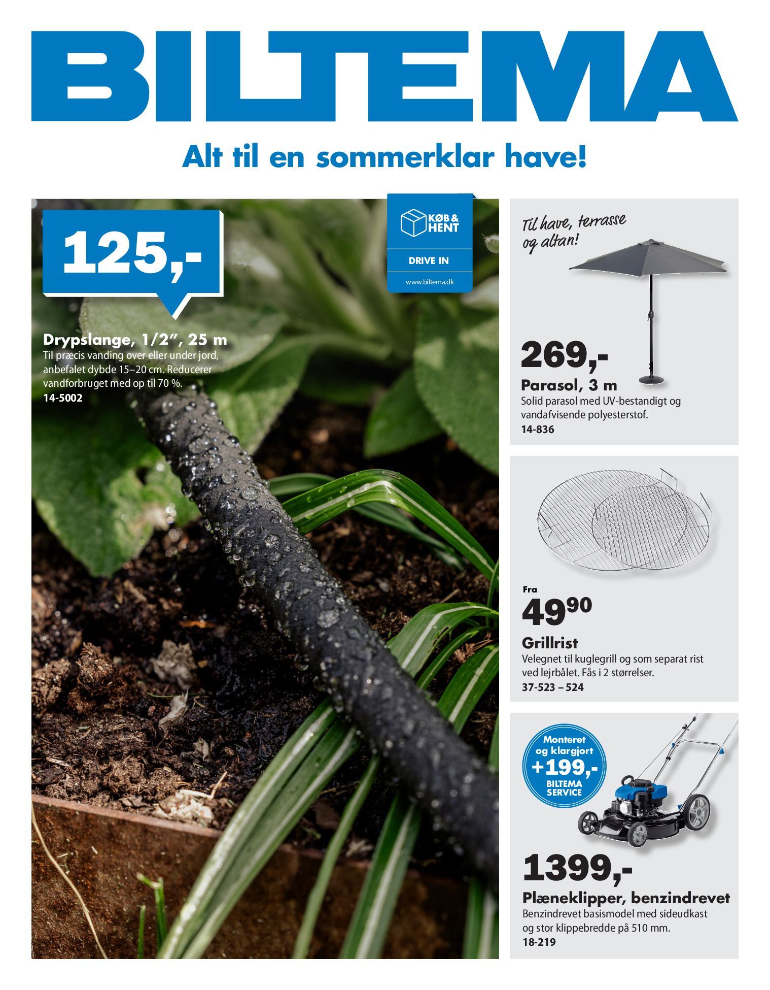 biltema - Aktuel Biltema - Alt til en sommerklar have katalog gyldig fra onsdag 15.04.2026 til tirsdag 28.04.2026