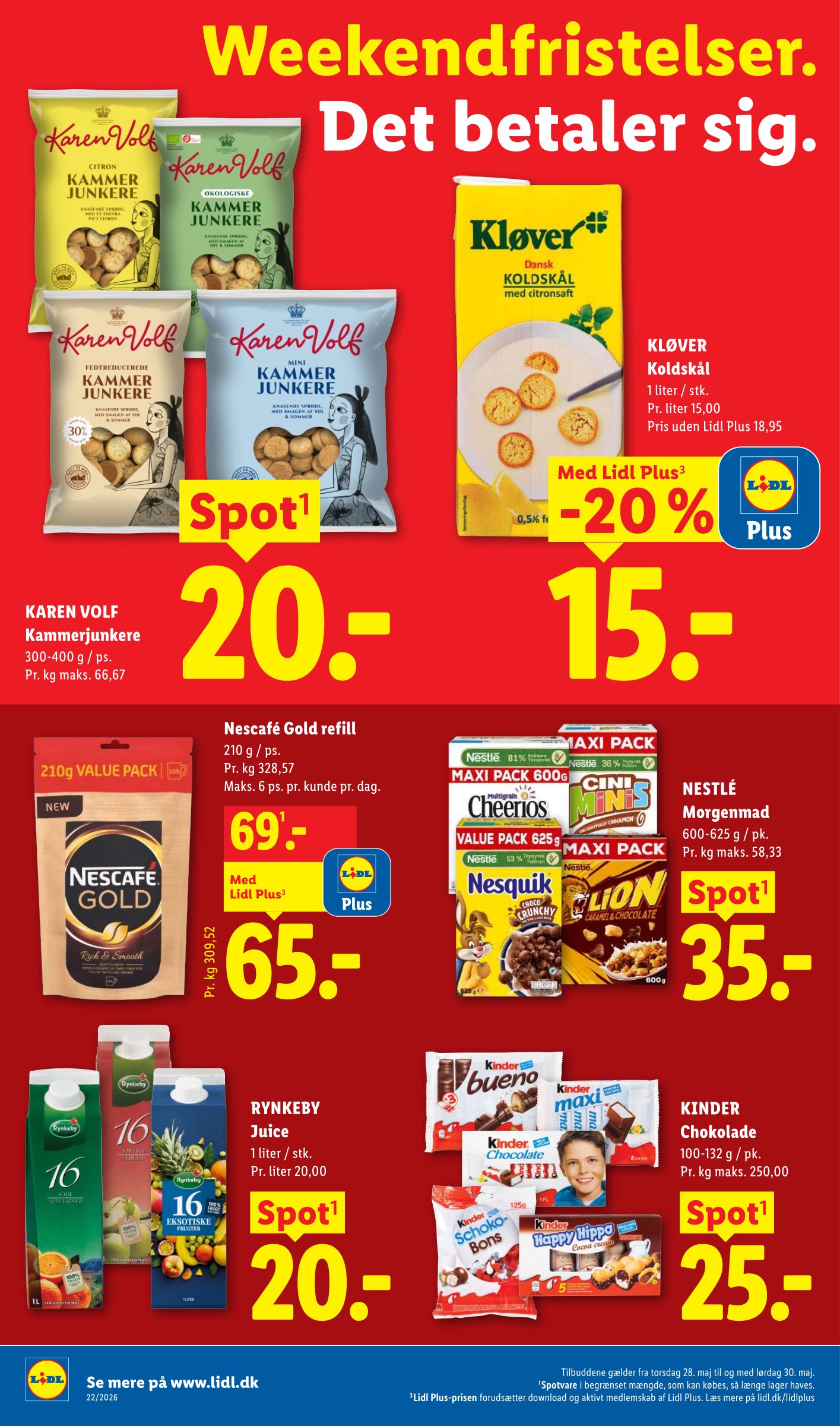 lidl - Aktuel Lidl - Weekendtilbud tilbudsavis fra torsdag, 28.05.2026 til lørdag, 30.05.2026 - page: 4