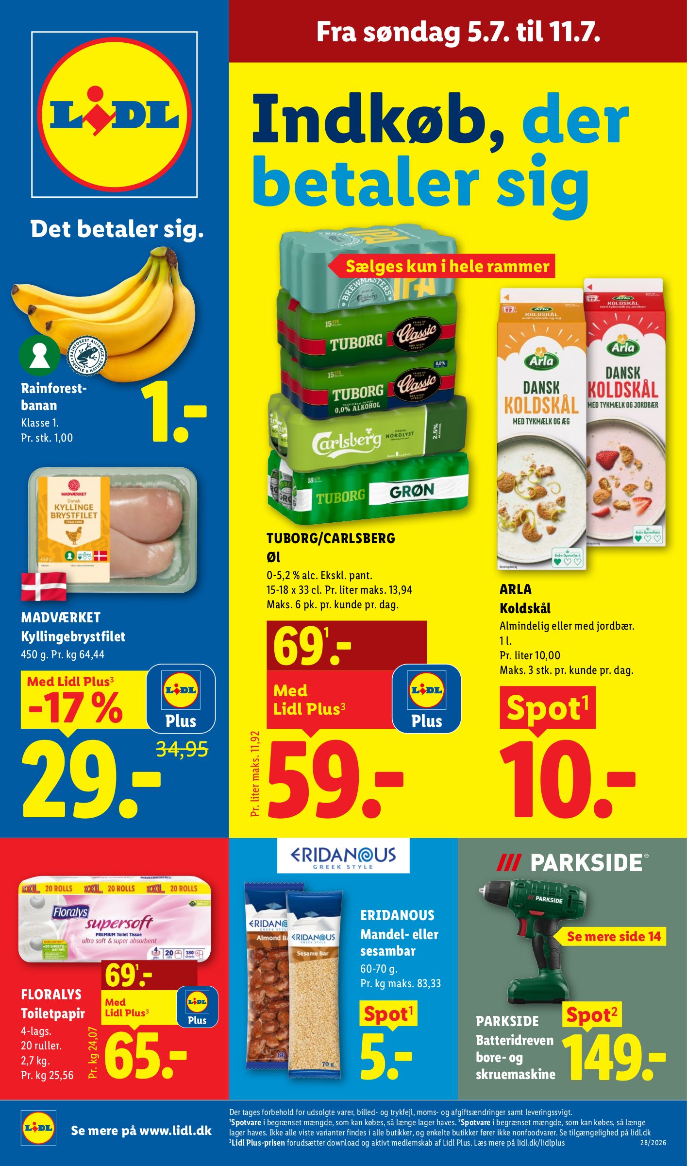 lidl - Lidl tilbudsavis for næste uge fra søndag, 05.07.2026 til lørdag, 11.07.2026