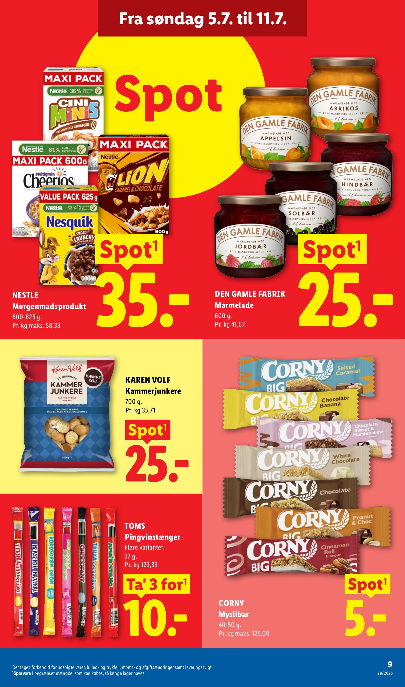 lidl - Lidl tilbudsavis for næste uge fra søndag, 05.07.2026 til lørdag, 11.07.2026 - page: 9